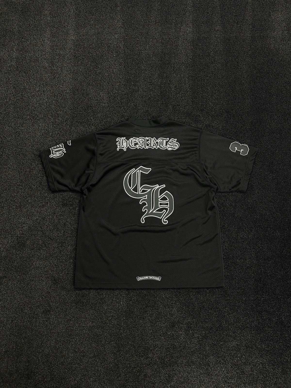 Chrome Hearts Chrome Hearts Warm Up CH Short Sleeve Jersey Black Small Size US S / EU 44-46 / 1 - 4 Thumbnail