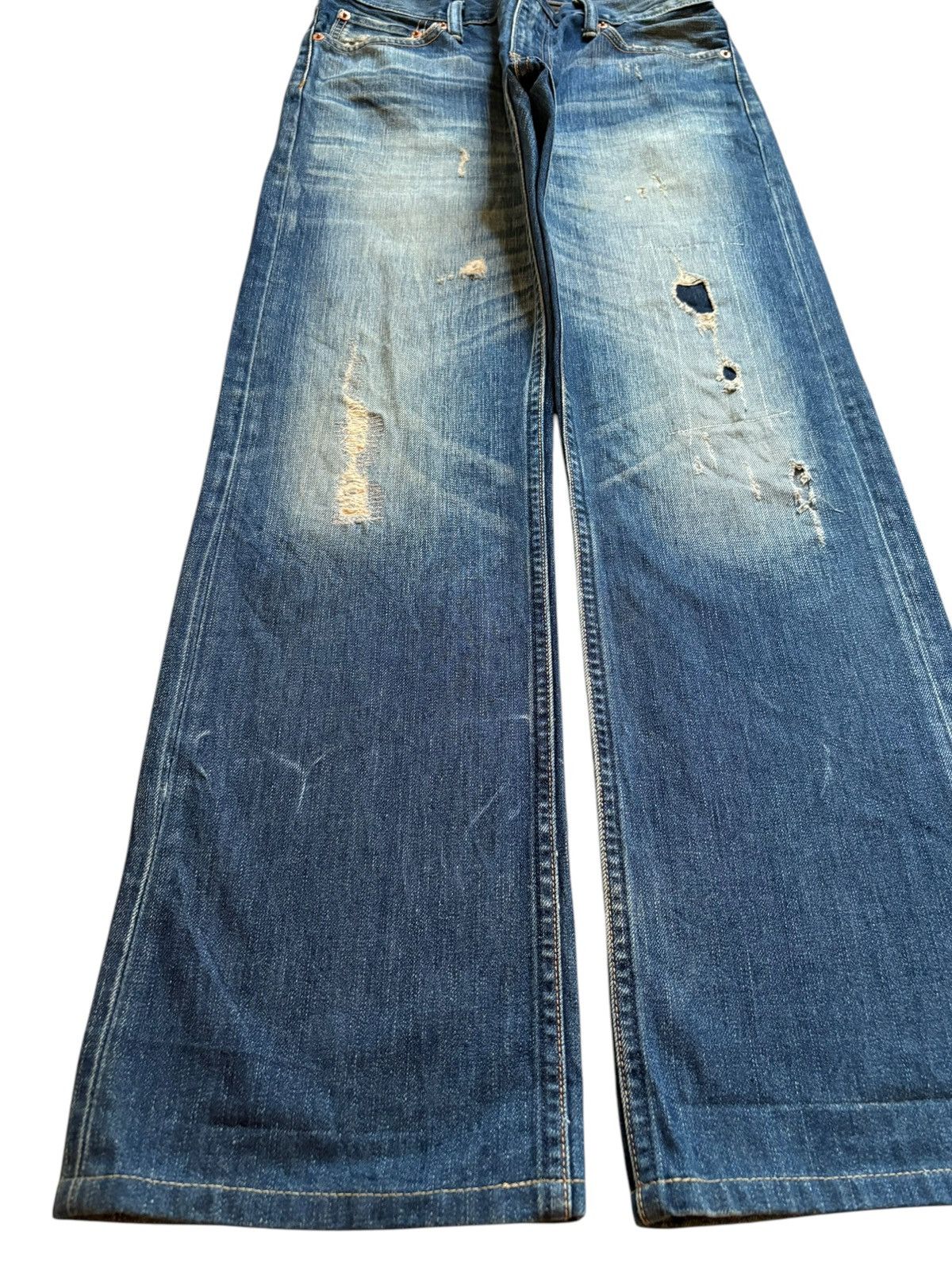 Levi's Vintage 90s Levis 505 Patch Faded Wash Loose Baggy Jeans Size US 30 / EU 46 - 6 Thumbnail