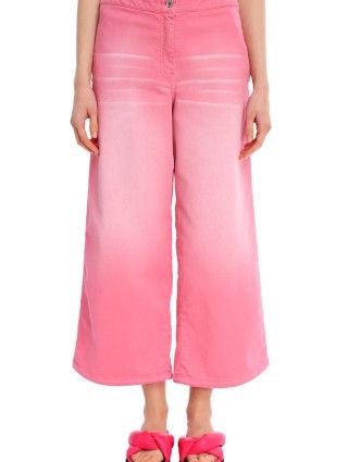Kenzo o1y1025 Denim Pant in Pink Size 27" / US 4 / IT 40 - 2 Thumbnail