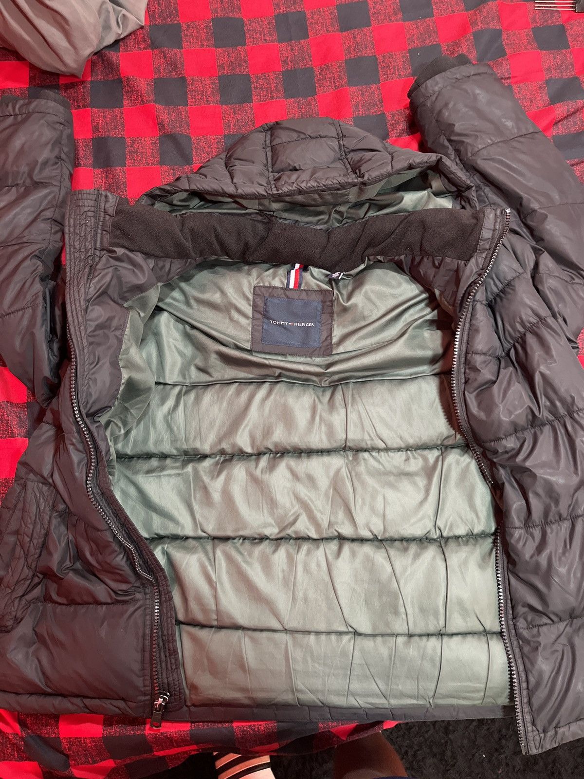 Tommy Hilfiger × Vintage Tommy Hilfiger quilted puffer jacket Black size Large Size US XL / EU 56 / 4 - 3 Thumbnail