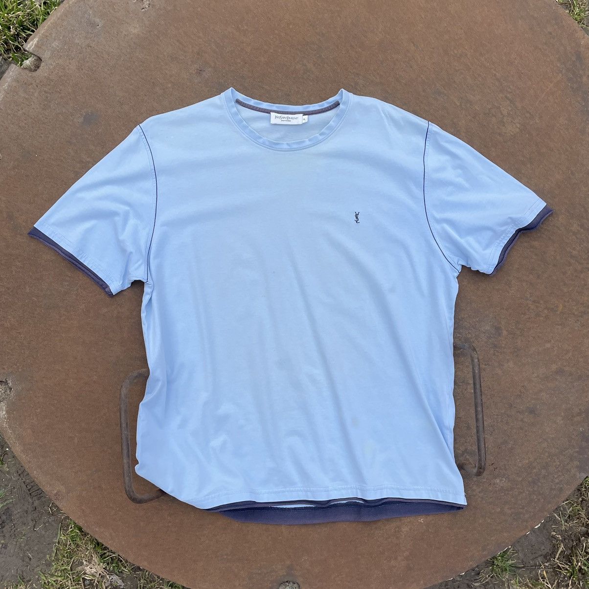 Yves Saint Laurent Vintage Yves Saint Laurent T-shirts Small Logo Baze 90s Y2k Size US XL / EU 56 / 4 - 1 Thumbnail