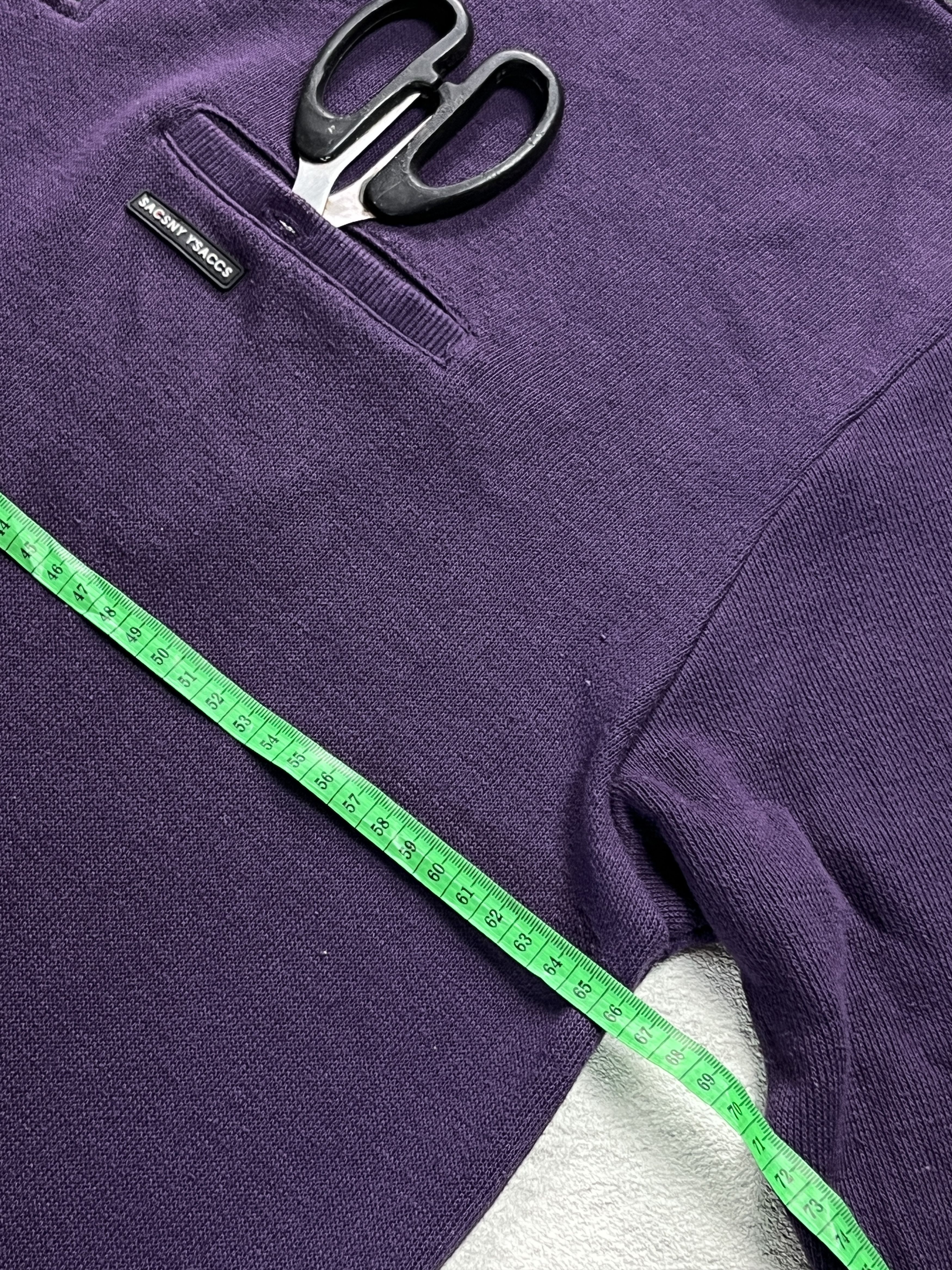 Sacai SACSNY Y'SACCS by Yohji Yamamoto (Halfzip Pocket Sweatshirt) Size US L / EU 52-54 / 3 - 14 Thumbnail