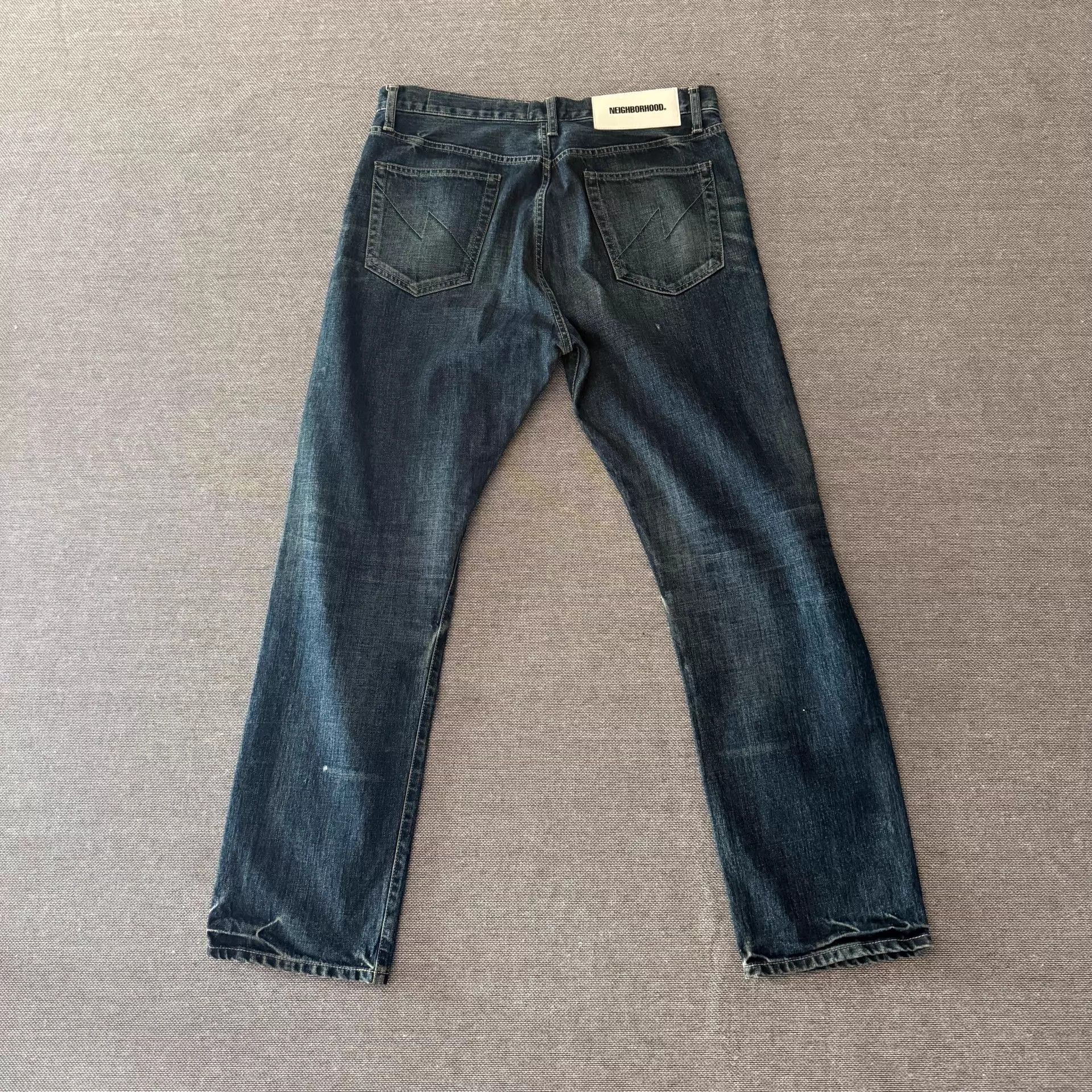 Neighborhood Neighborhood 24SS Dp-Mid Washed Denim Straight Jeans L Size US 34 / EU 50 - 3 Thumbnail