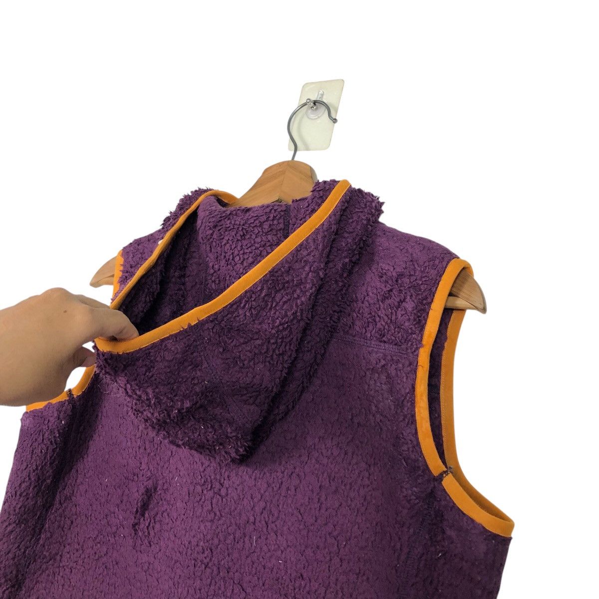 Japanese Brand × Vintage 📌Rich Purple Vintage Dip Pile Sherpa Vest Jacket Marmot Size US L / EU 52-54 / 3 - 11 Thumbnail