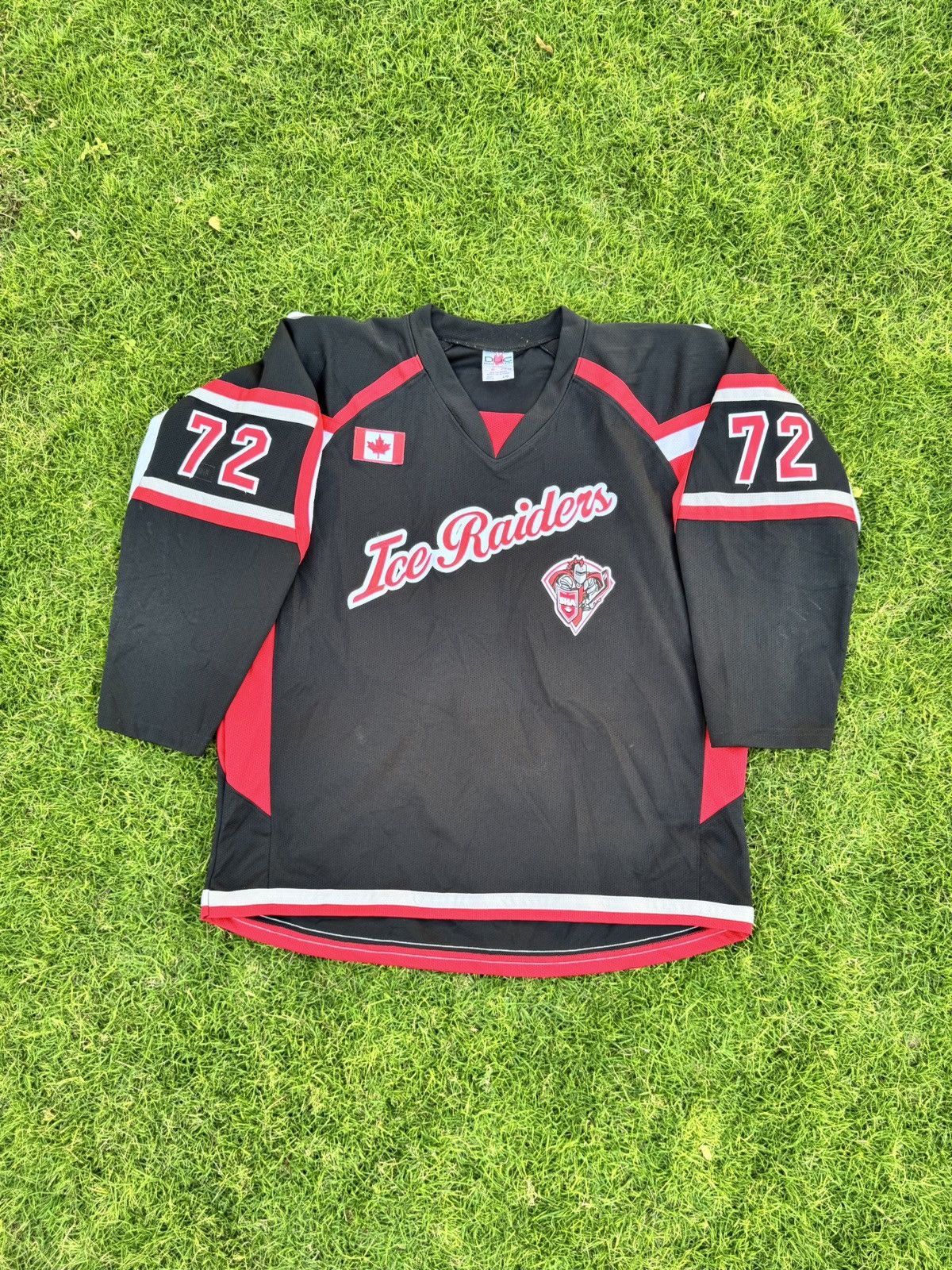 Vintage SHA Sports Design Ice Raiders hockey jersey Size US L / EU 52-54 / 3 - 1 Thumbnail