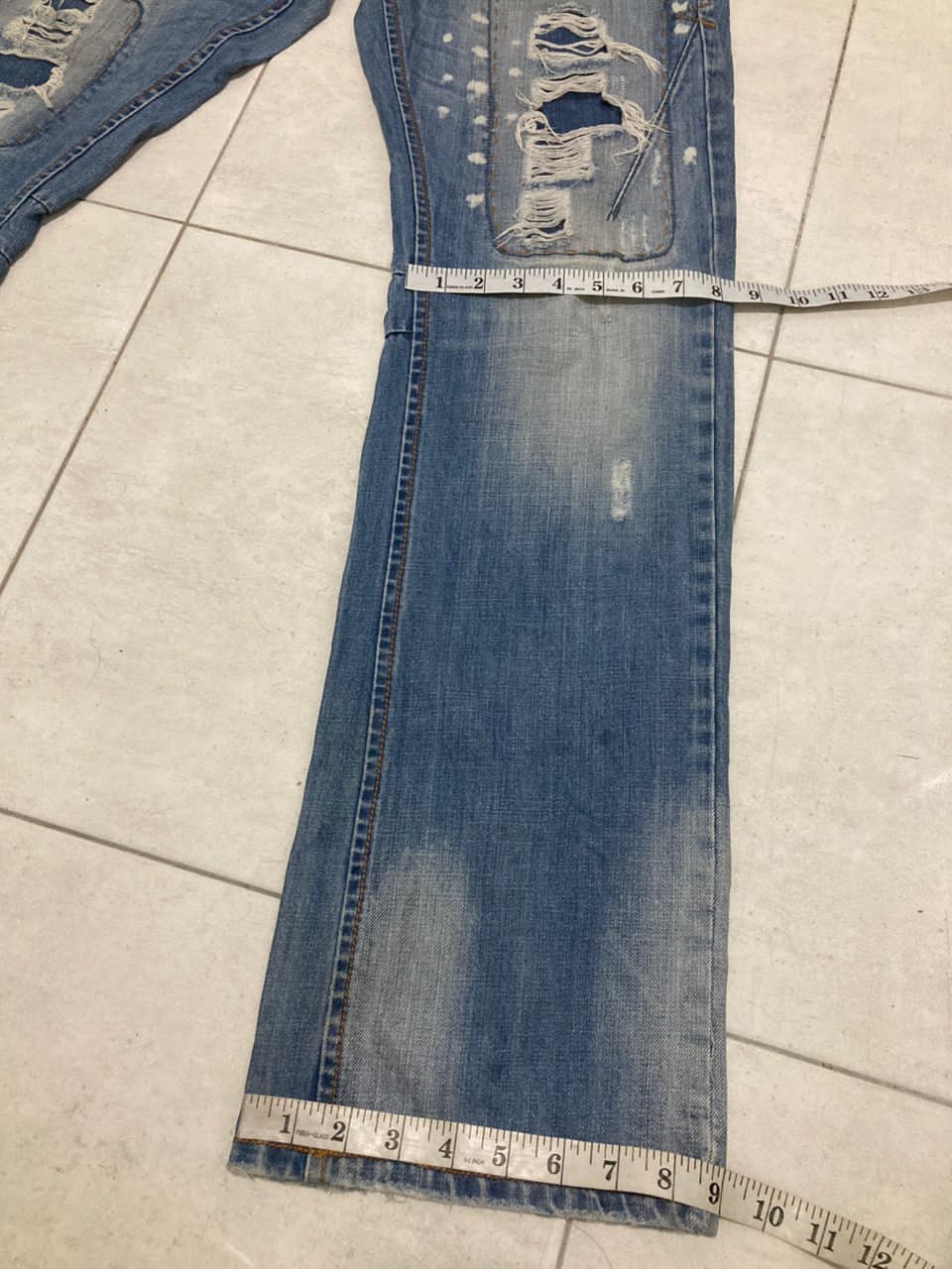 Hysteric Glamour Multi pocket Vintage Distressed Jeans Size US 31 - 14 Thumbnail