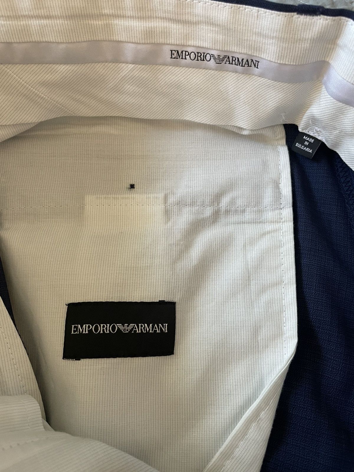 Emporio Armani Flat Front Wool Trouser Size US 32 / EU 48 - 5 Thumbnail
