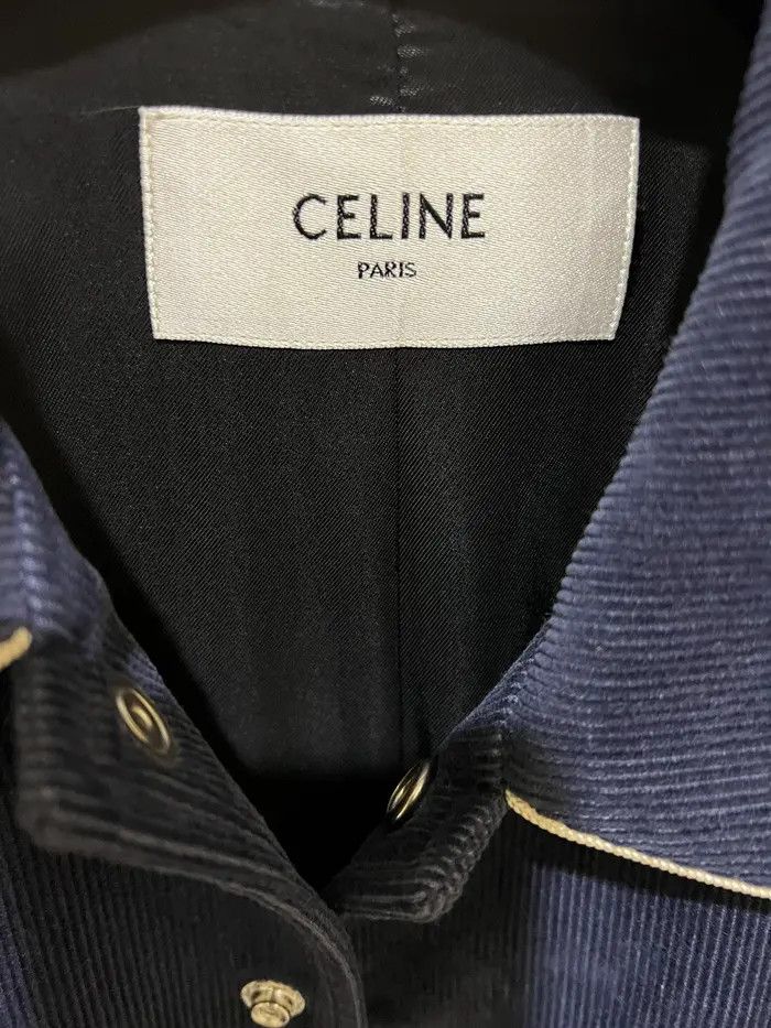 Celine Blue teddy jacket Sz46 Size US S / EU 44-46 / 1 - 6 Thumbnail