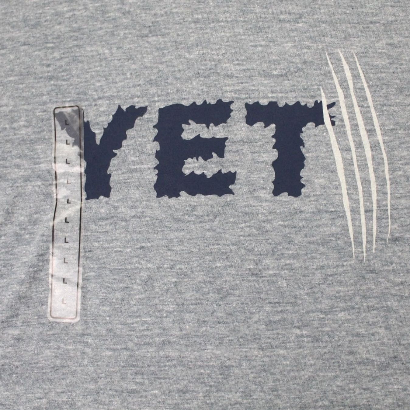 Yeti Yeti Shirt Womens Large Gray Stripe Cotton/Poly/Rayon S/S Pullover NWT Size L / US 10 / IT 46 - 6 Thumbnail