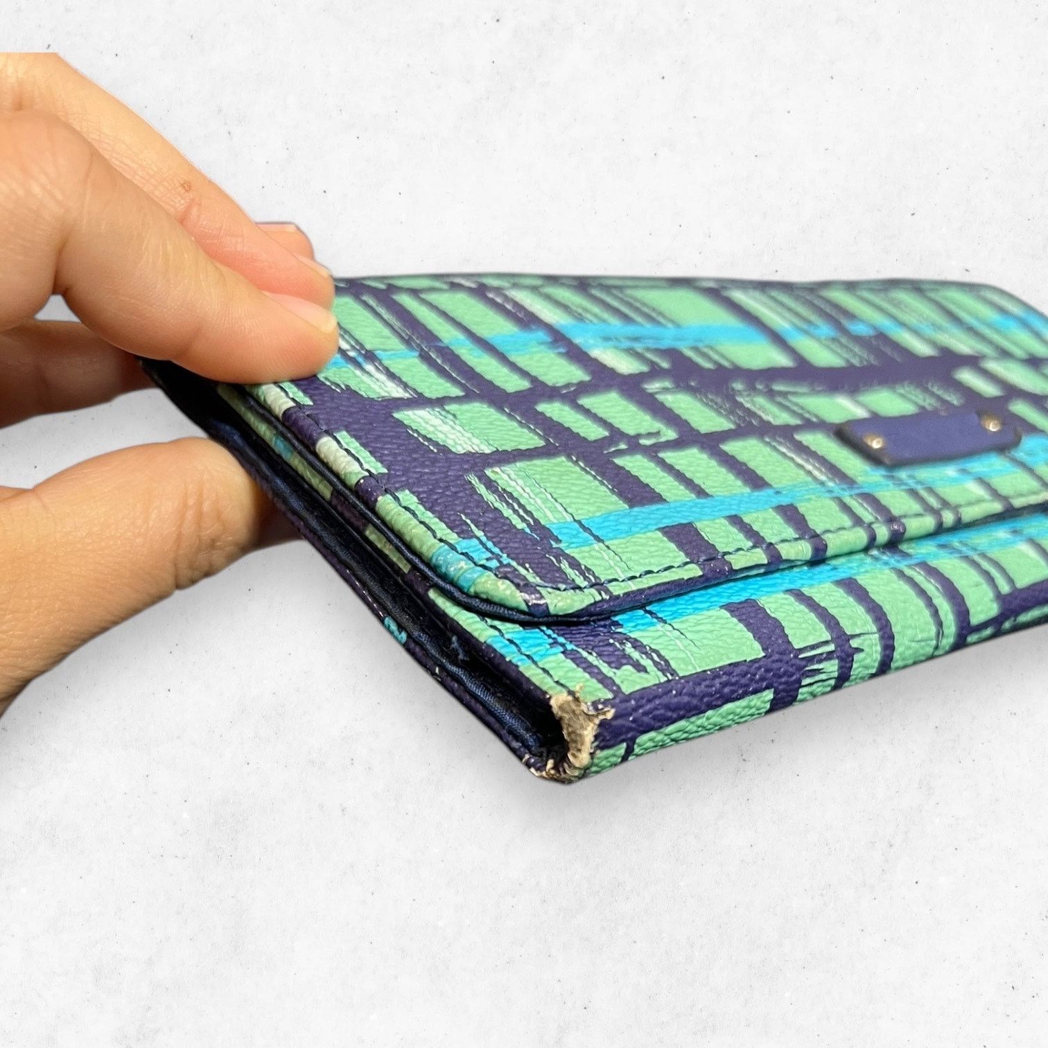 Vera Bradley Vera Bradley Peacock Garden Trifold RFID Accordion Wallet Size ONE SIZE - 5 Thumbnail