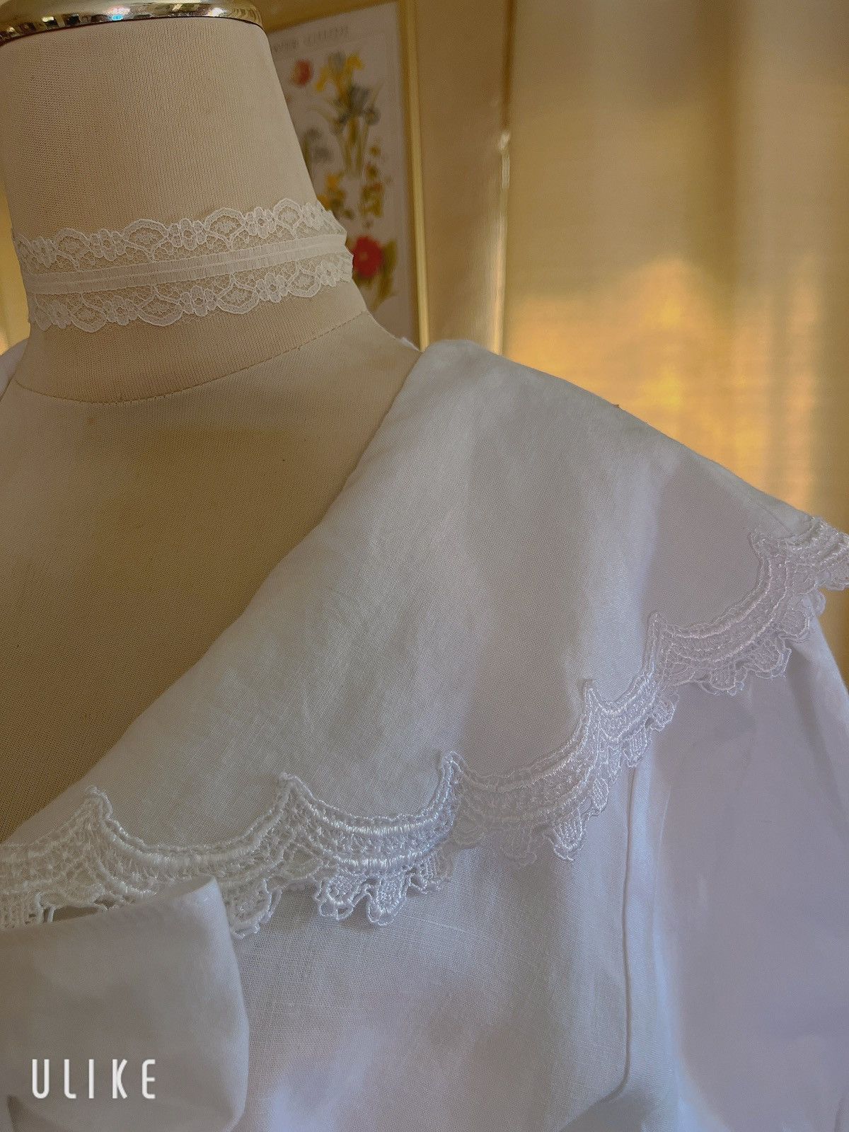 Vintage Gunne Sax Vintage White Blouse Size M / US 6-8 / IT 42-44 - 2 Thumbnail