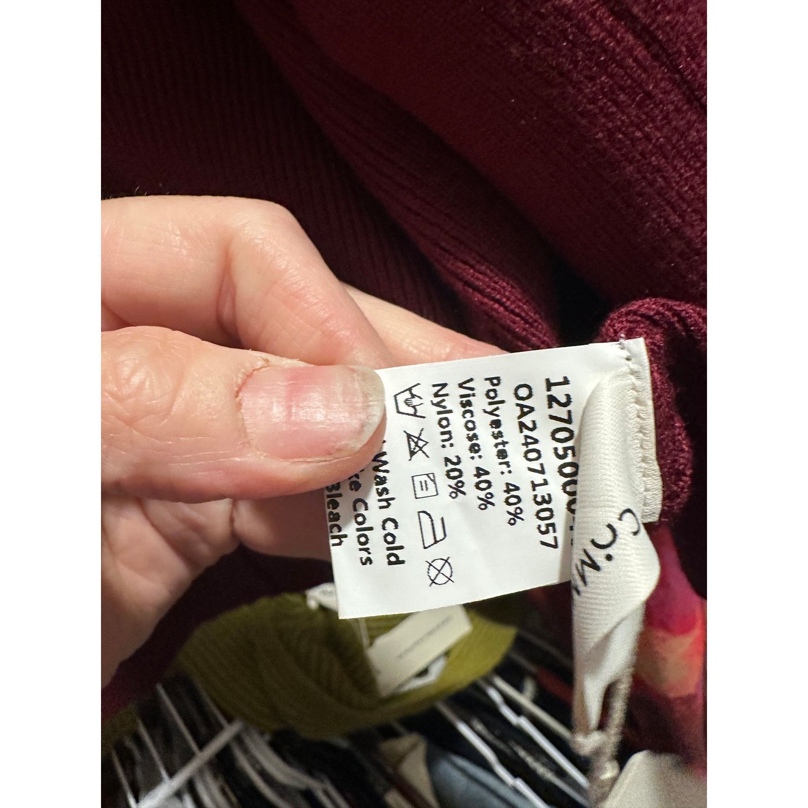 Other Commense Red Golden Button Plain Long Sleeve Knit Cardigan Size XS / US 0-2 / IT 36-38 - 7 Thumbnail
