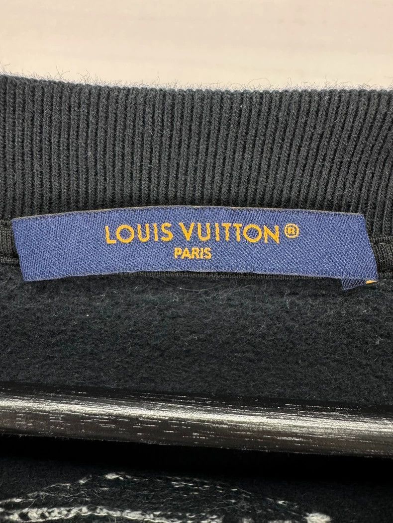 Louis Vuitton Louis Vuitton Black Embroidered Hoodie -2505 Size US L / EU 52-54 / 3 - 5 Thumbnail