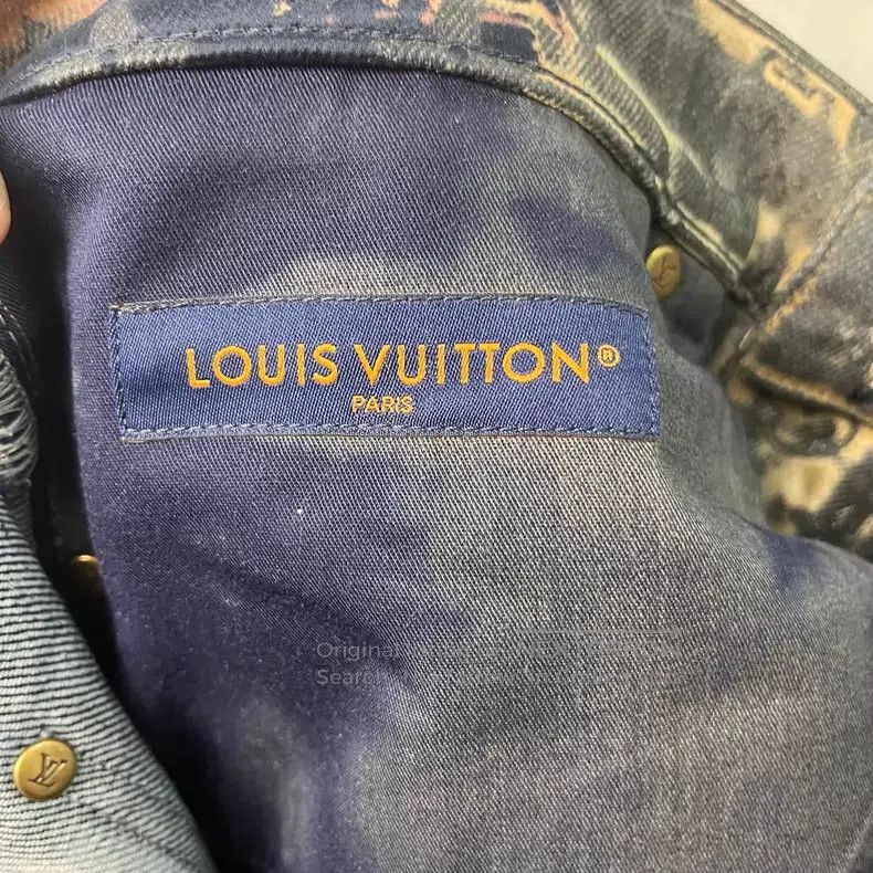 Louis Vuitton Louis Vuitton Fire Cloud Series Straight Leg Jeans Size US 31 - 3 Thumbnail