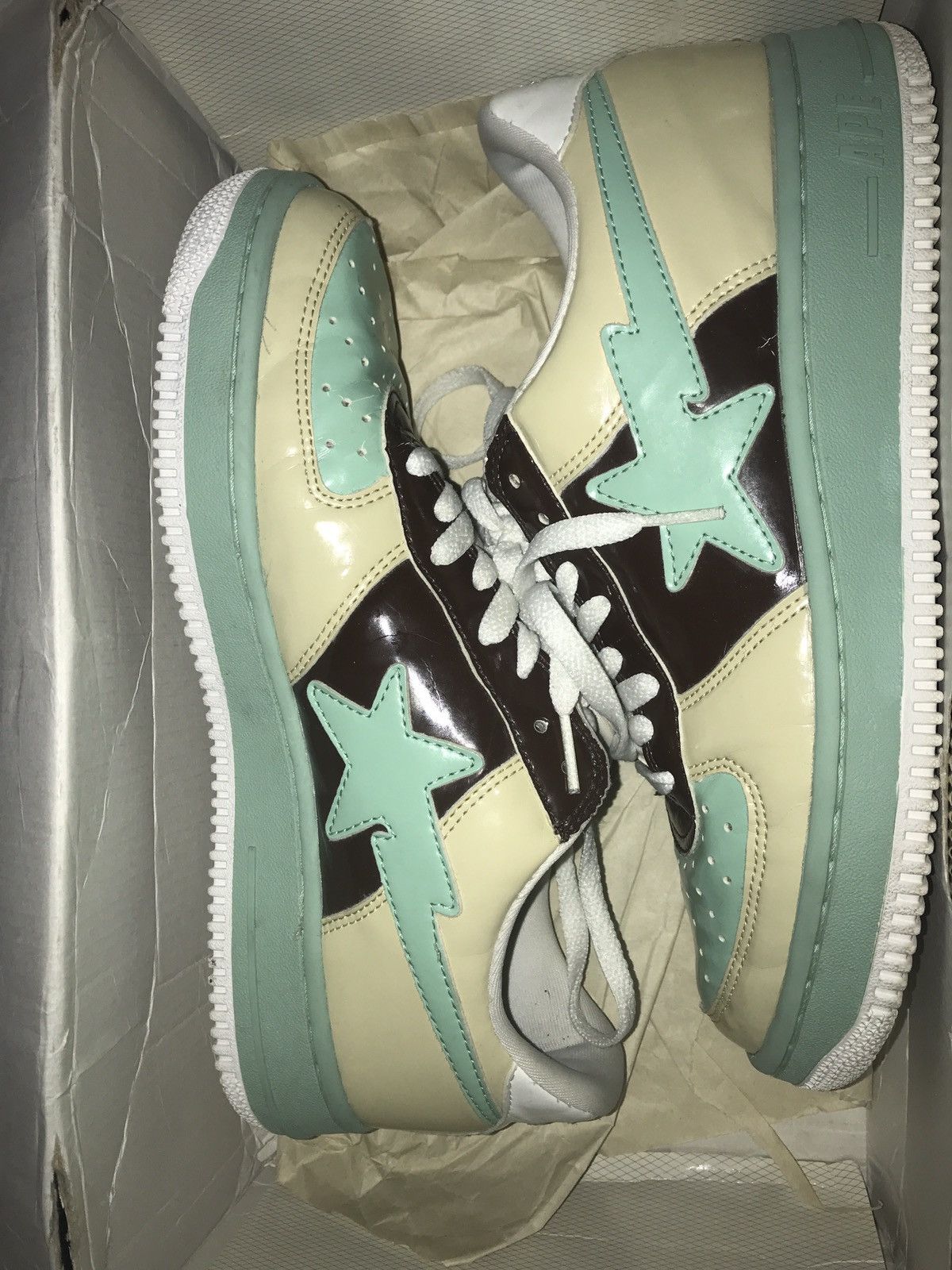 image of Bapesta Shoes in Mint, Men's (Size 9)