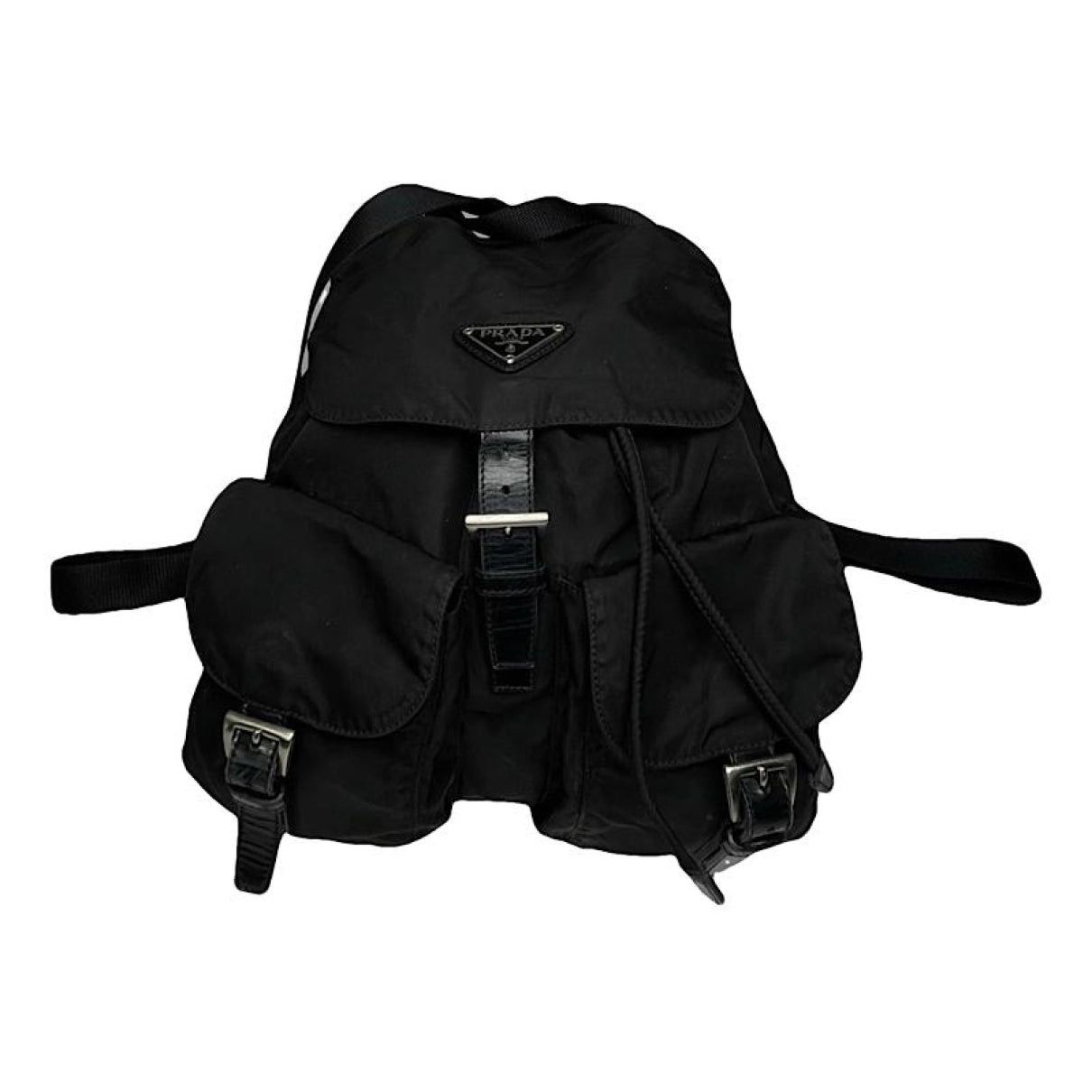 Prada Black Polyester Backpack Size ONE SIZE - 1 Thumbnail