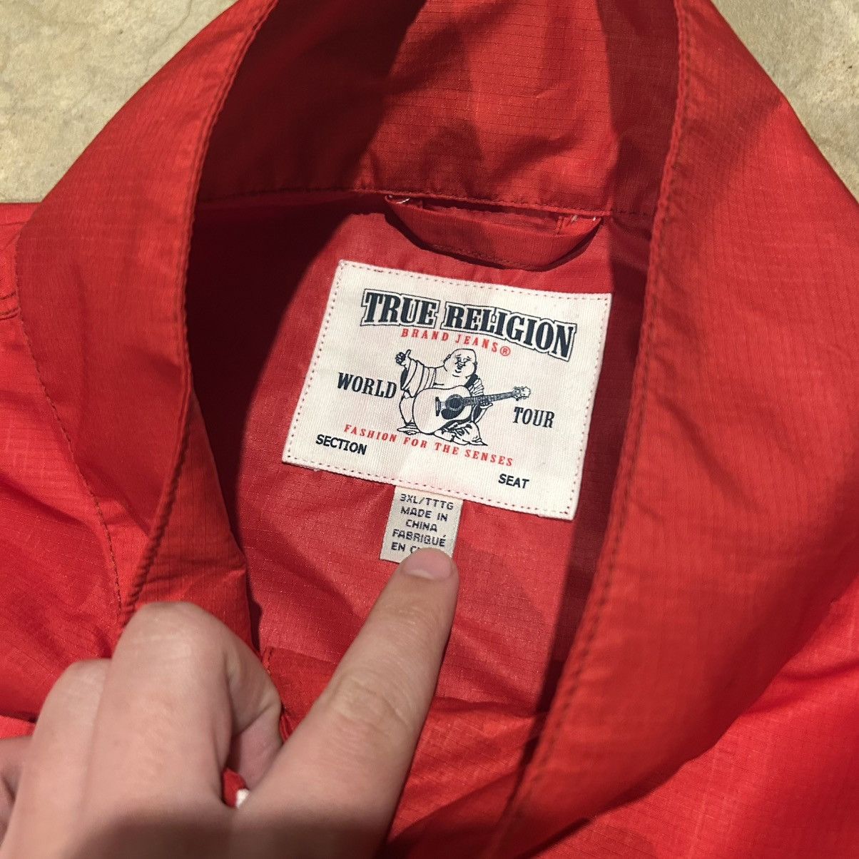 True Religion × Vintage Brand New True Religion Zip Up Nylon Track Jacket Vintage Size US XXL / EU 58 / 5 - 8 Thumbnail