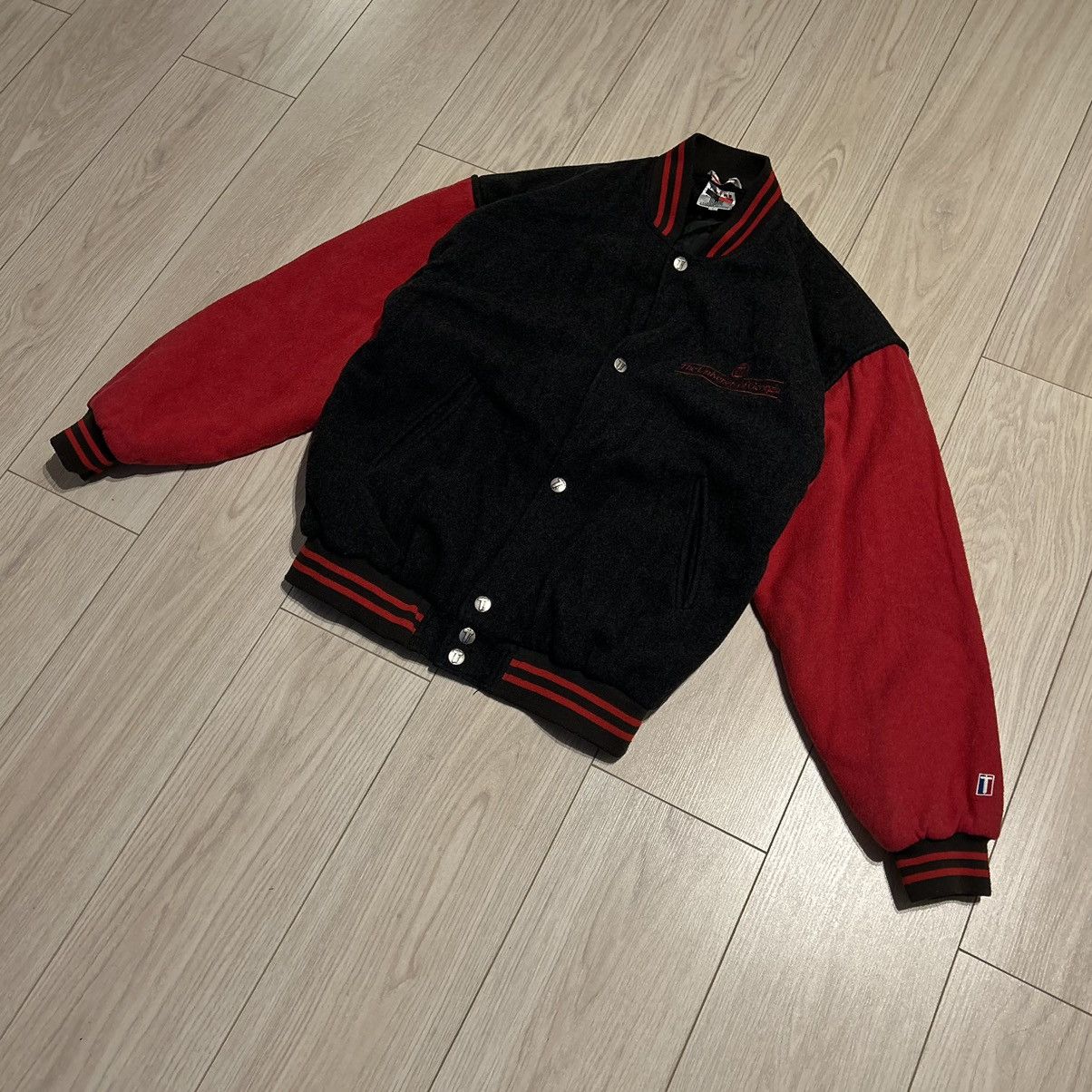 Vintage 1992 UNIVERSITY OF GEORGIA COLLEGE WOOL JACKET Size US L / EU 52-54 / 3 - 4 Thumbnail