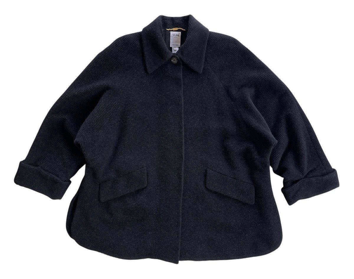 Celine 90s Celine Luxury Oversize Mohair Coat Size M / US 6-8 / IT 42-44 - 2 Thumbnail