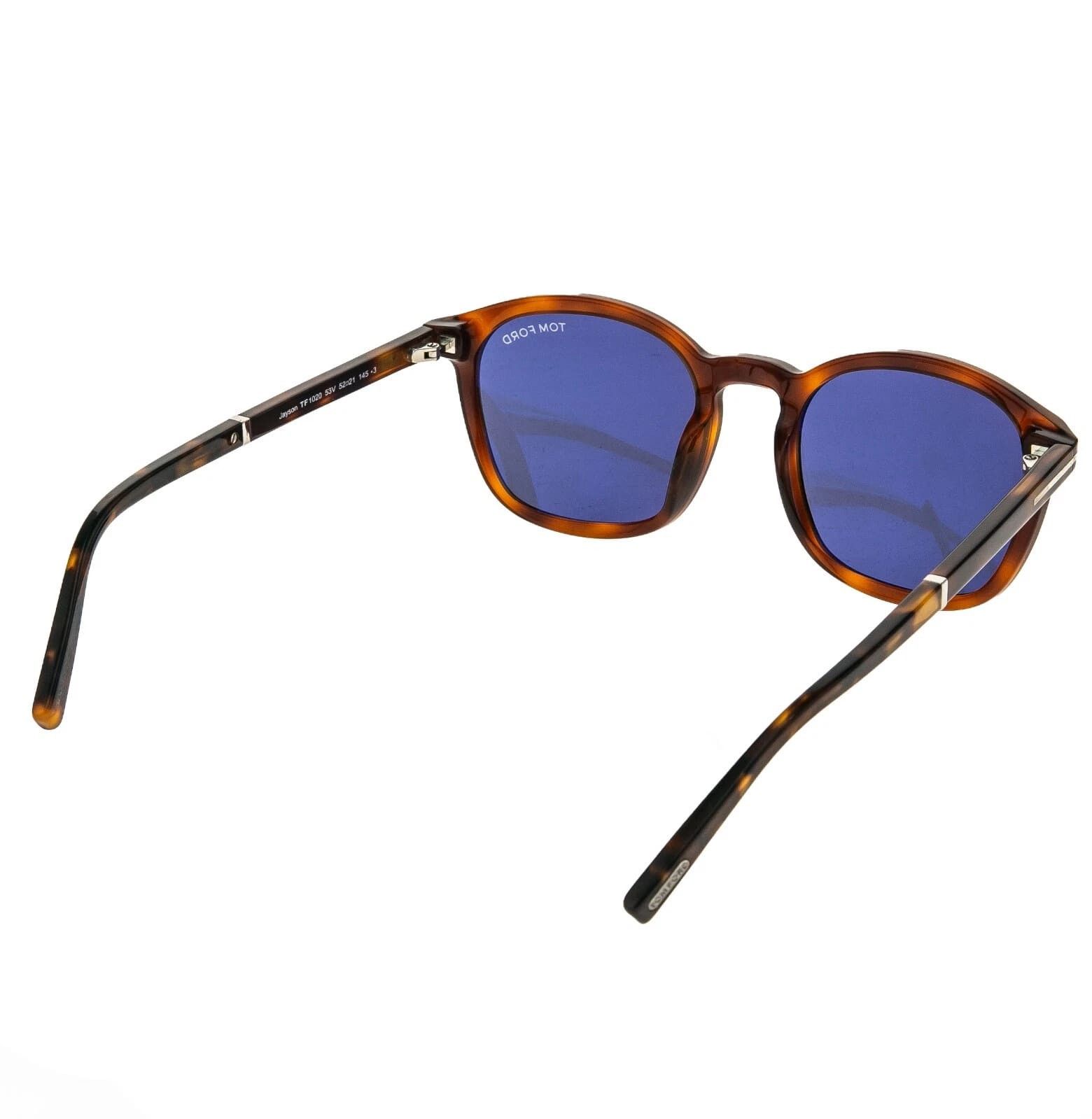 Tom Ford TOM FORD JAYSON TF1020 53V Brown Blue Unisex Sunglasses 1020 Size ONE SIZE - 3 Thumbnail