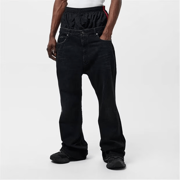 Balenciaga Layered Jeans Size US 31 - 3 Thumbnail