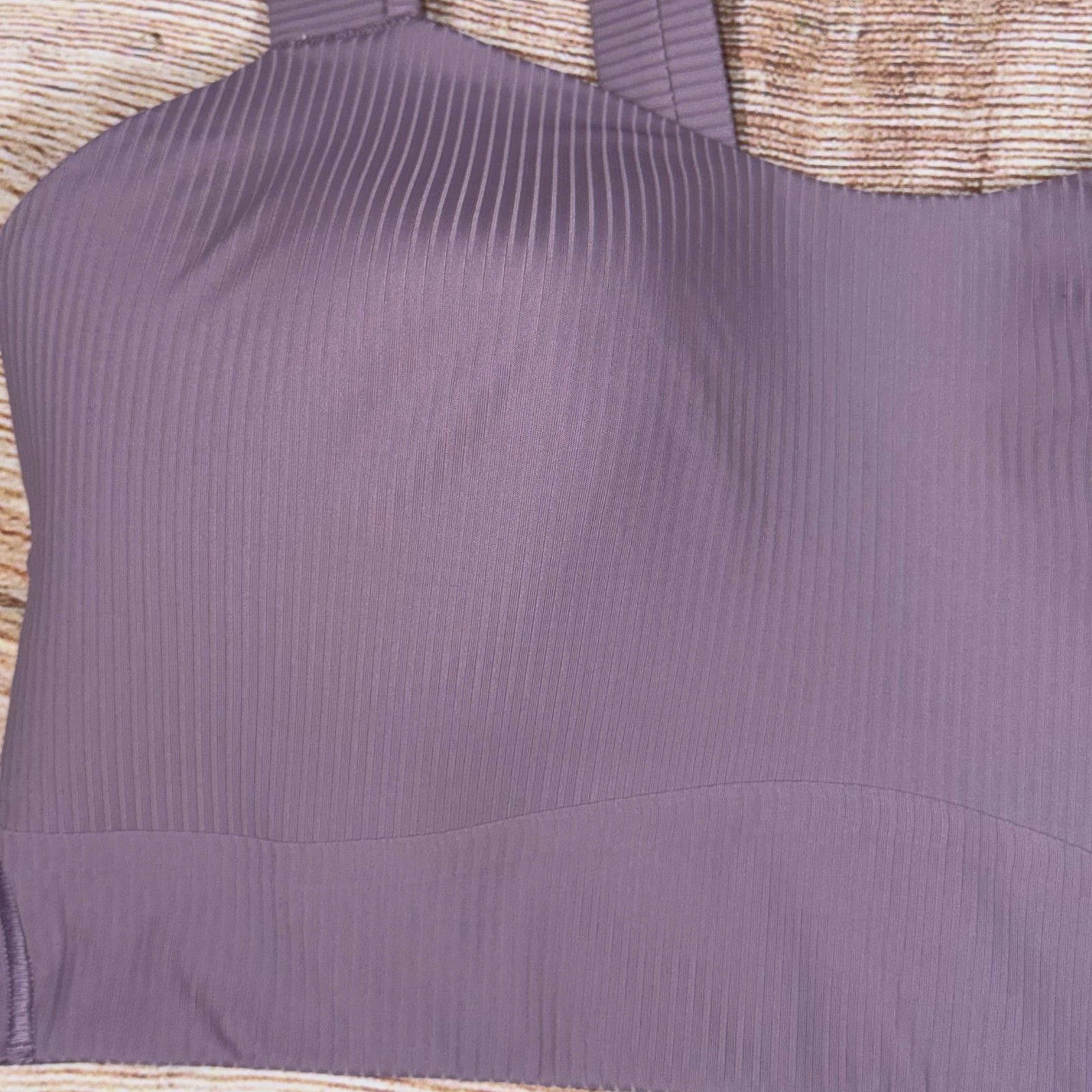 Lululemon Lululemon Like a Cloud Longline Ribbed Bra Size 4 D/DD Cups Size ONE SIZE - 5 Thumbnail