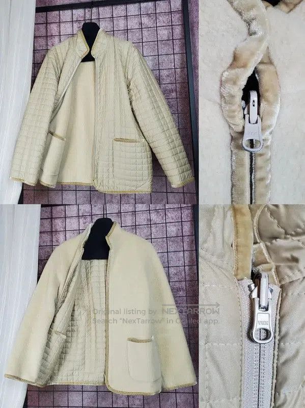Lanvin Lanvin Beige Wool Blend Plaid Jacket . Size M / US 6-8 / IT 42-44 - 1 Thumbnail