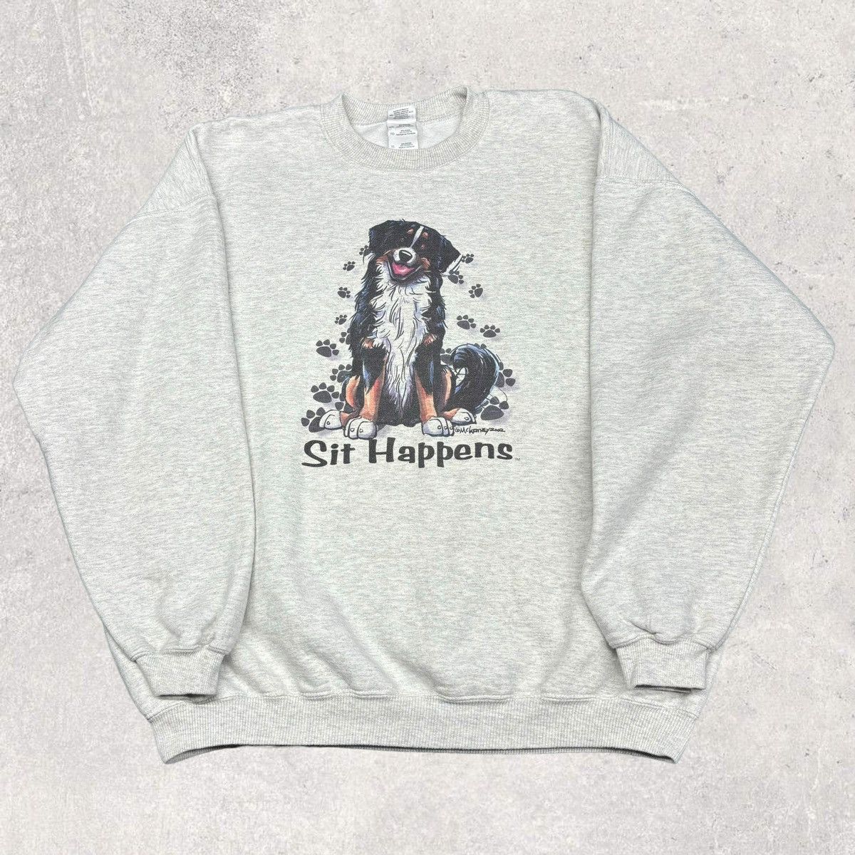 Vintage Vintage Dog Sweatshirt Size US XL / EU 56 / 4 - 1 Thumbnail