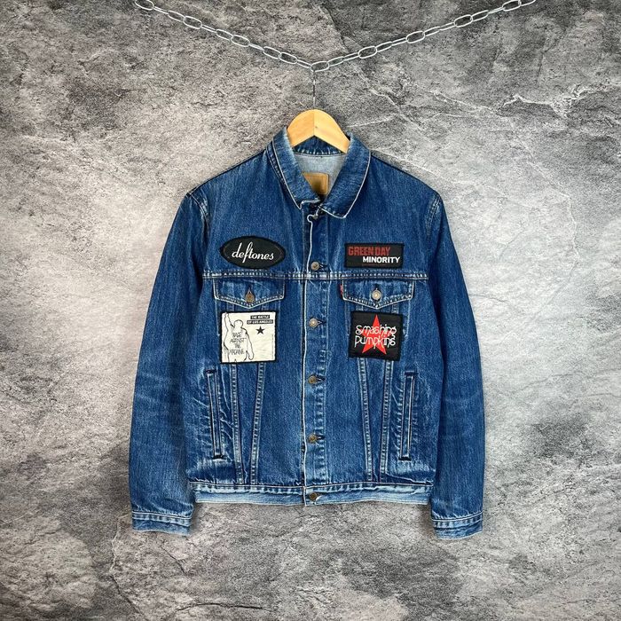 Vintage Levis Rock Band Denim Vintage Jacket Jeans Green Day | Grailed