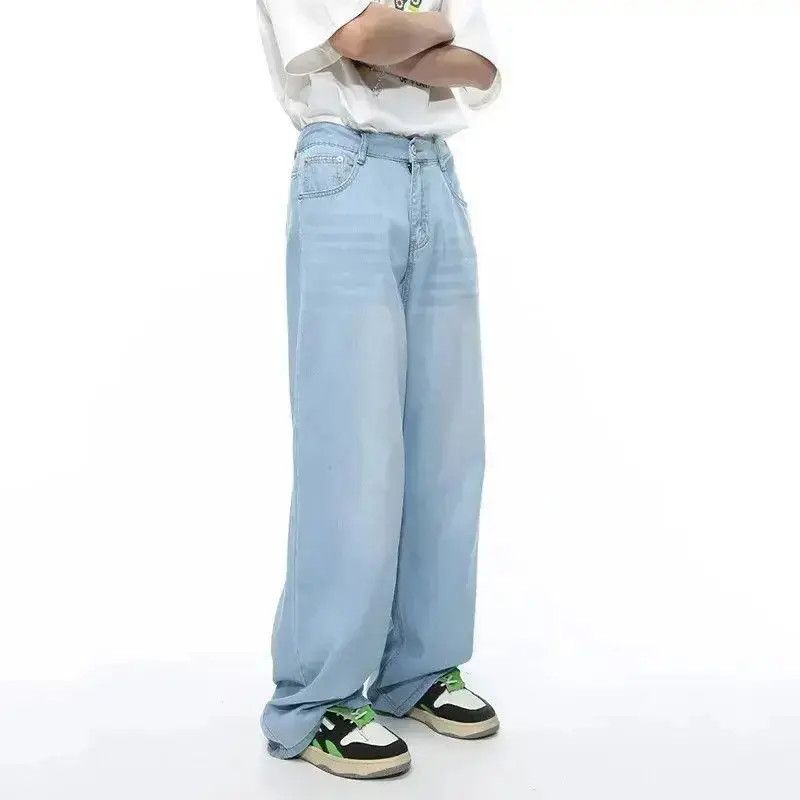 Japanese Brand Casual loose straight leg jeans Size US 32 / EU 48 - 3 Thumbnail