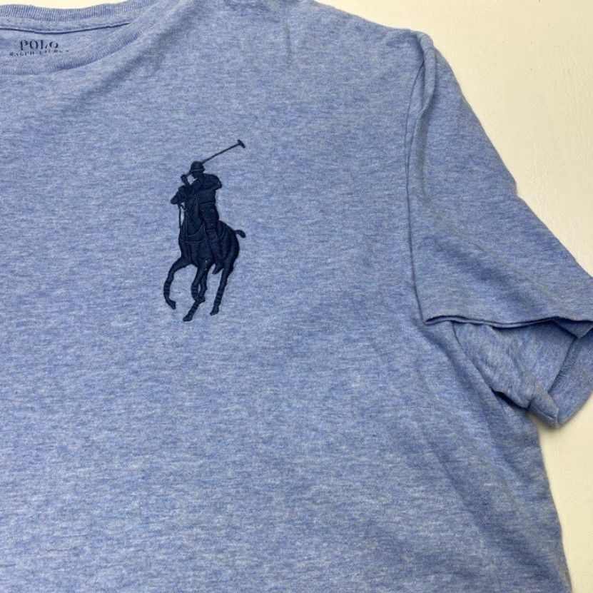 Polo Ralph Lauren Polo Ralph Lauren T-Shirt Mens Large Powder Blue #3 BIG PONY 100% CottonTAGLESS Size US L / EU 52-54 / 3 - 4 Thumbnail
