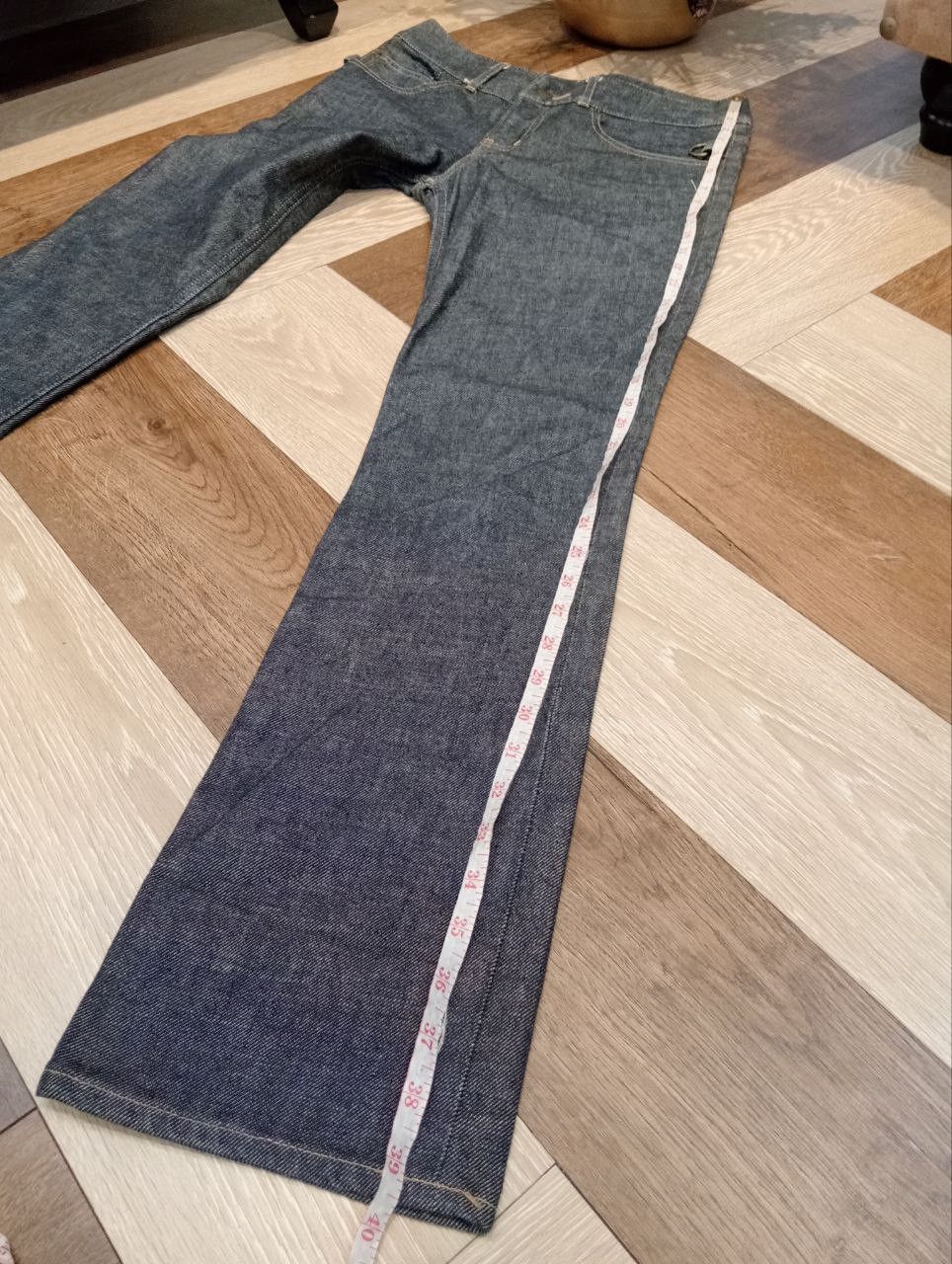 Beauty Beast RARE BEAUTY BEAST JAPAN BLUE DENIM FLARED JEANS Size US 30 / EU 46 - 16 Thumbnail