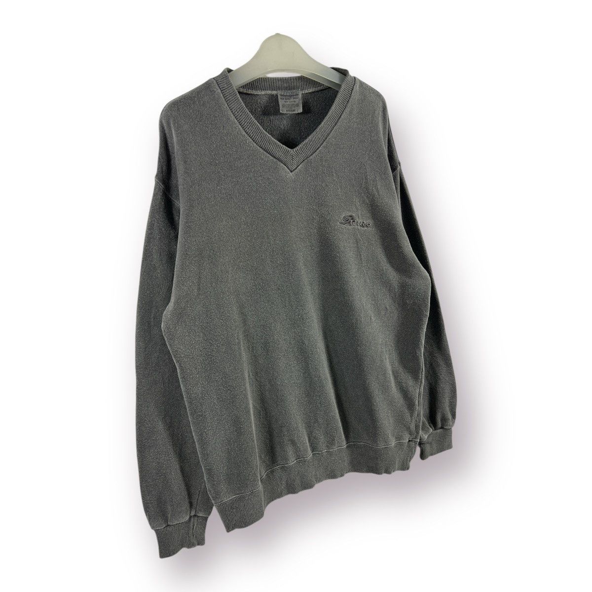 Vintage 🔥 SURFWEAR 🔥 Piko surfing style V-neck Sweatshirt - M Size US M / EU 48-50 / 2 - 3 Thumbnail