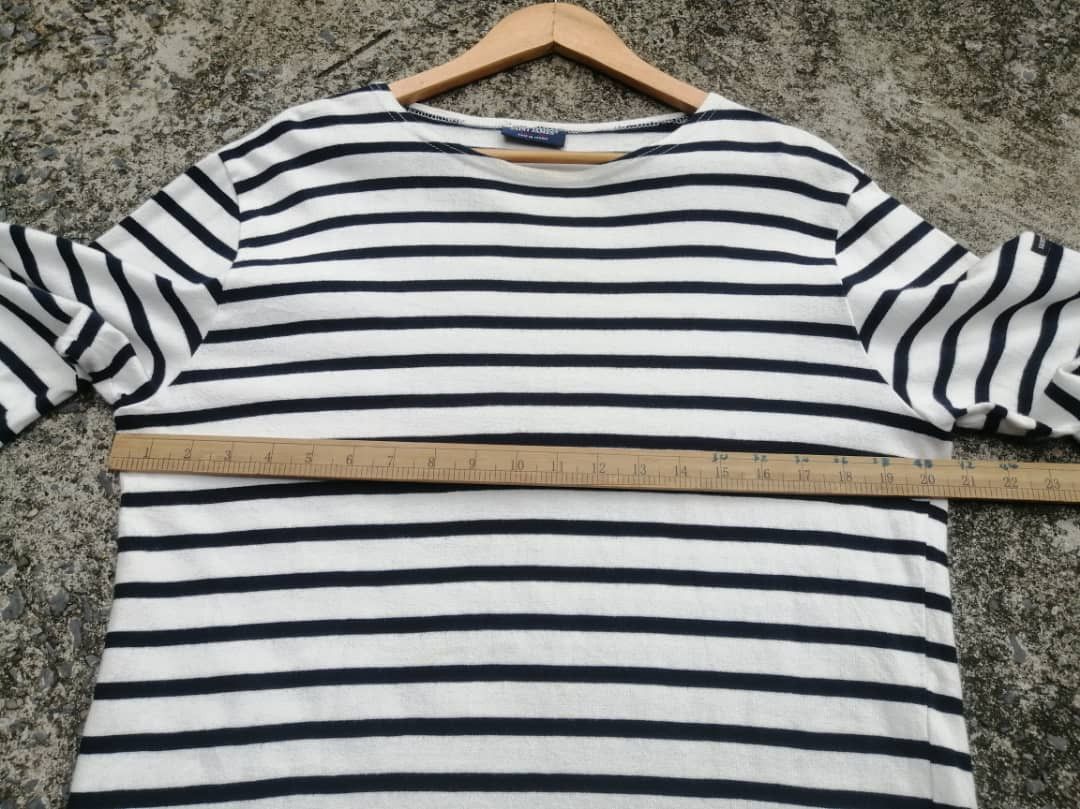 Saint James Saint James Longsleeve Stripe Shirt Size M / US 6-8 / IT 42-44 - 2 Thumbnail