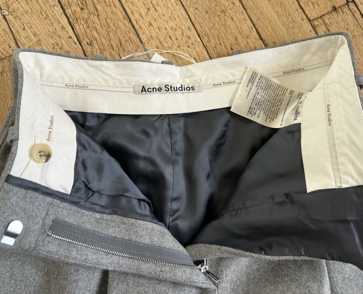 Acne Studios ACNE STUDIOS grey wool trousers NWT Size 24" / US 00 / IT 34 - 8 Thumbnail