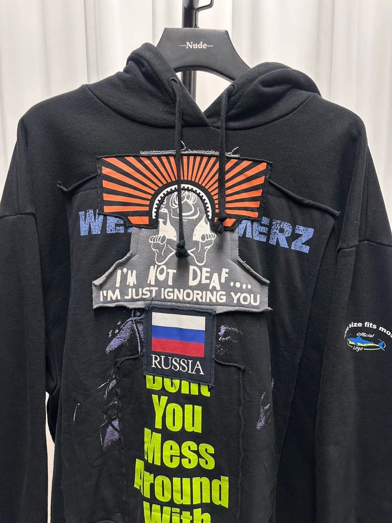 Vetements Vetements Sticker hoodie 2502-Nextarrow Size US M / EU 48-50 / 2 - 2 Thumbnail