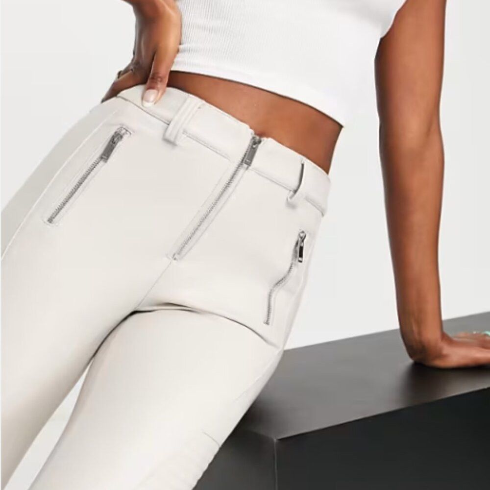 Topshop TopShop Faux Leather Skinny Pants/Leggings Size 4 Size 23" - 8 Thumbnail