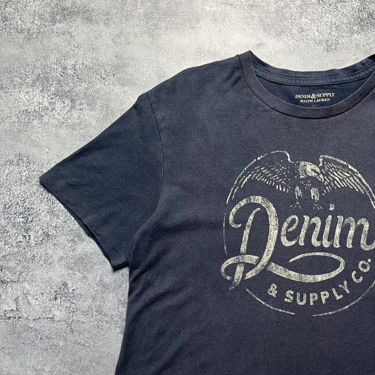 Denim & Supply Ralph Lauren Vintage Denim & Supply Ralph Lauren Big Central Logo Tee Size US S / EU 44-46 / 1 - 3 Thumbnail