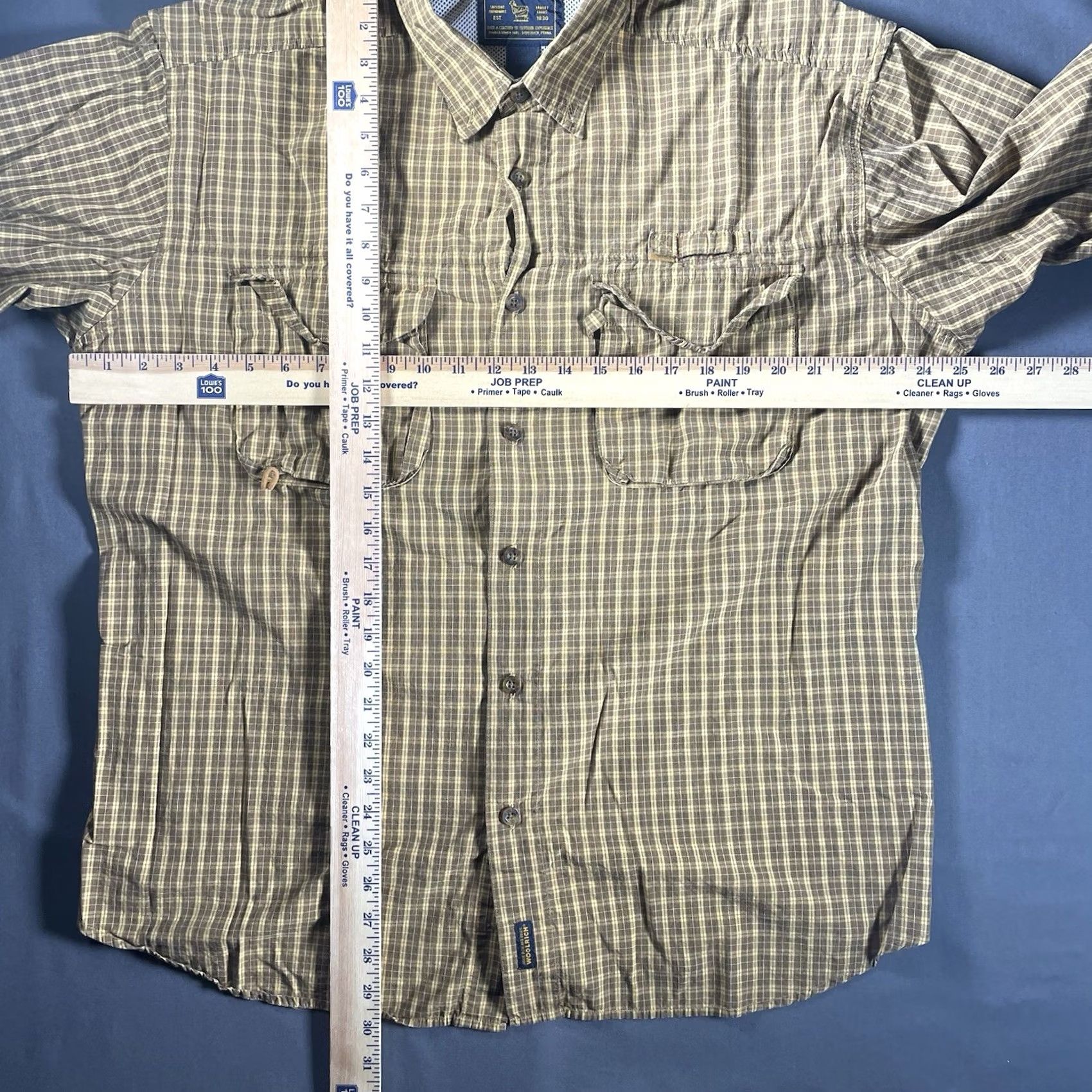 Vintage VINTAGE Woolrich Shirt Mens 2XL Short Sleeve Button-Up Brown USA Brown Shirt 2XL Mens Size US XXL / EU 58 / 5 - 3 Thumbnail