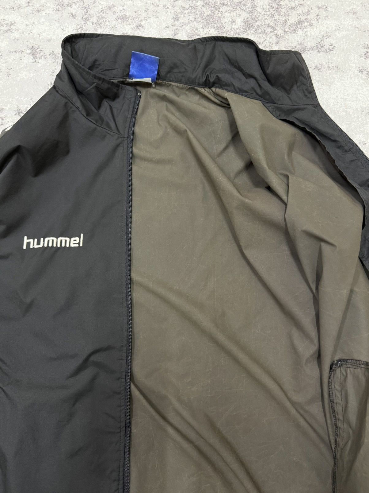 Hummel Vintage 90s Hummel Sidetape Windbreaker Jacket Size US XL / EU 56 / 4 - 7 Thumbnail