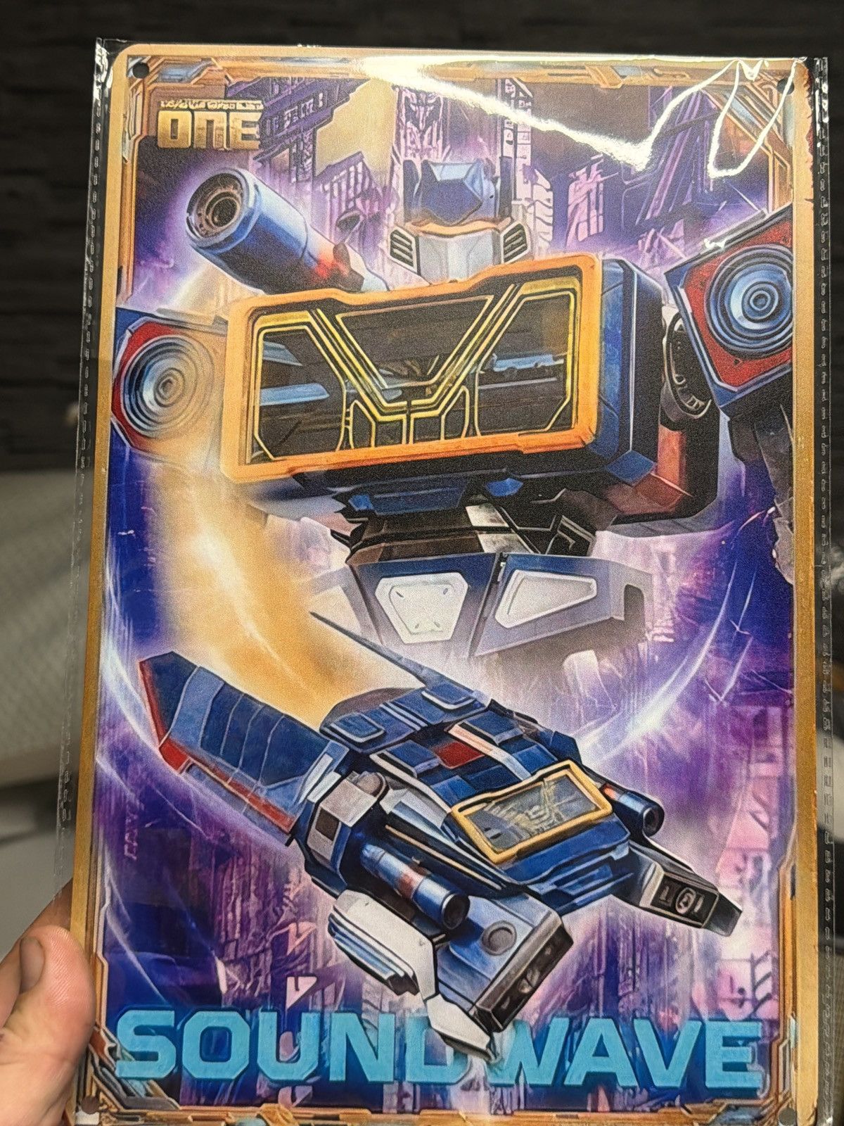 Transformers Soundwave 2D frame very nice and brand new from the TF one. Size ONE SIZE - 1 Thumbnail