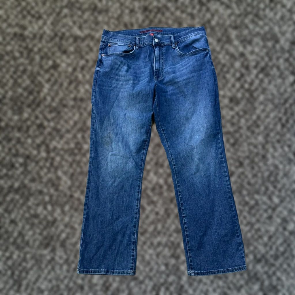 Lucky Brand Lucky Brand 223 Straight Jeans Men's 36x30 Blue Denim Stretch 5-Pocket Regular Waist Vintage No Size US 36 / EU 52 - 1 Thumbnail