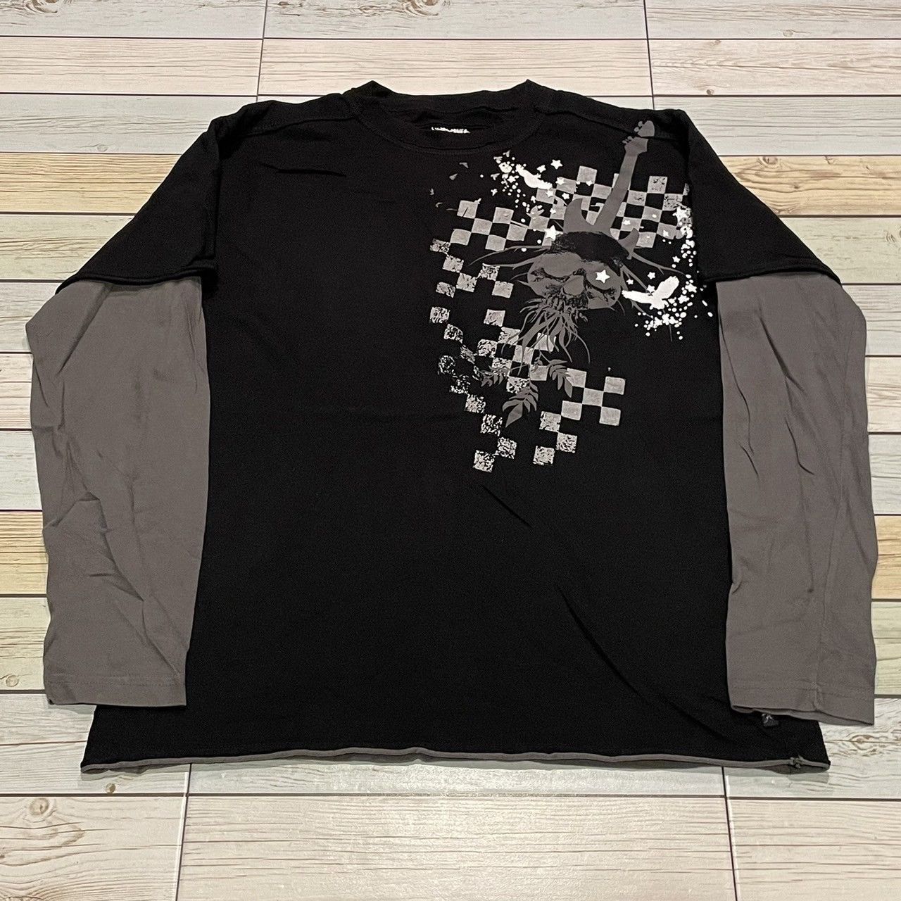 Affliction × Ed Hardy × Southpole Rare Wings Cross Longsleeve Y2K Affliction Style Size US L / EU 52-54 / 3 - 1 Thumbnail