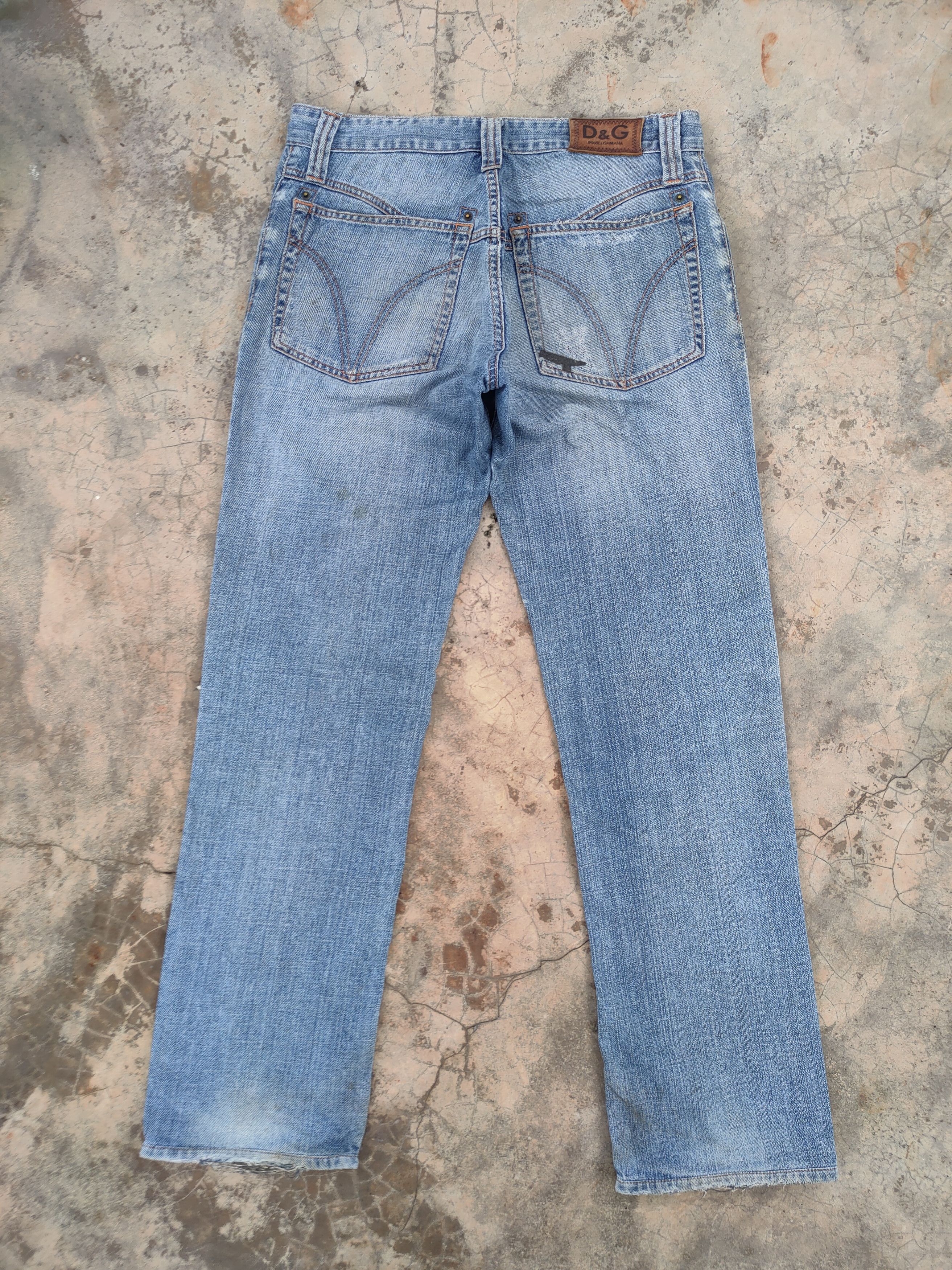 Jean VINTAGE DOLCE.&GABANA FADED DISTRESSED JEANS DENIM PANTS Size US 34 / EU 50 - 10 Thumbnail