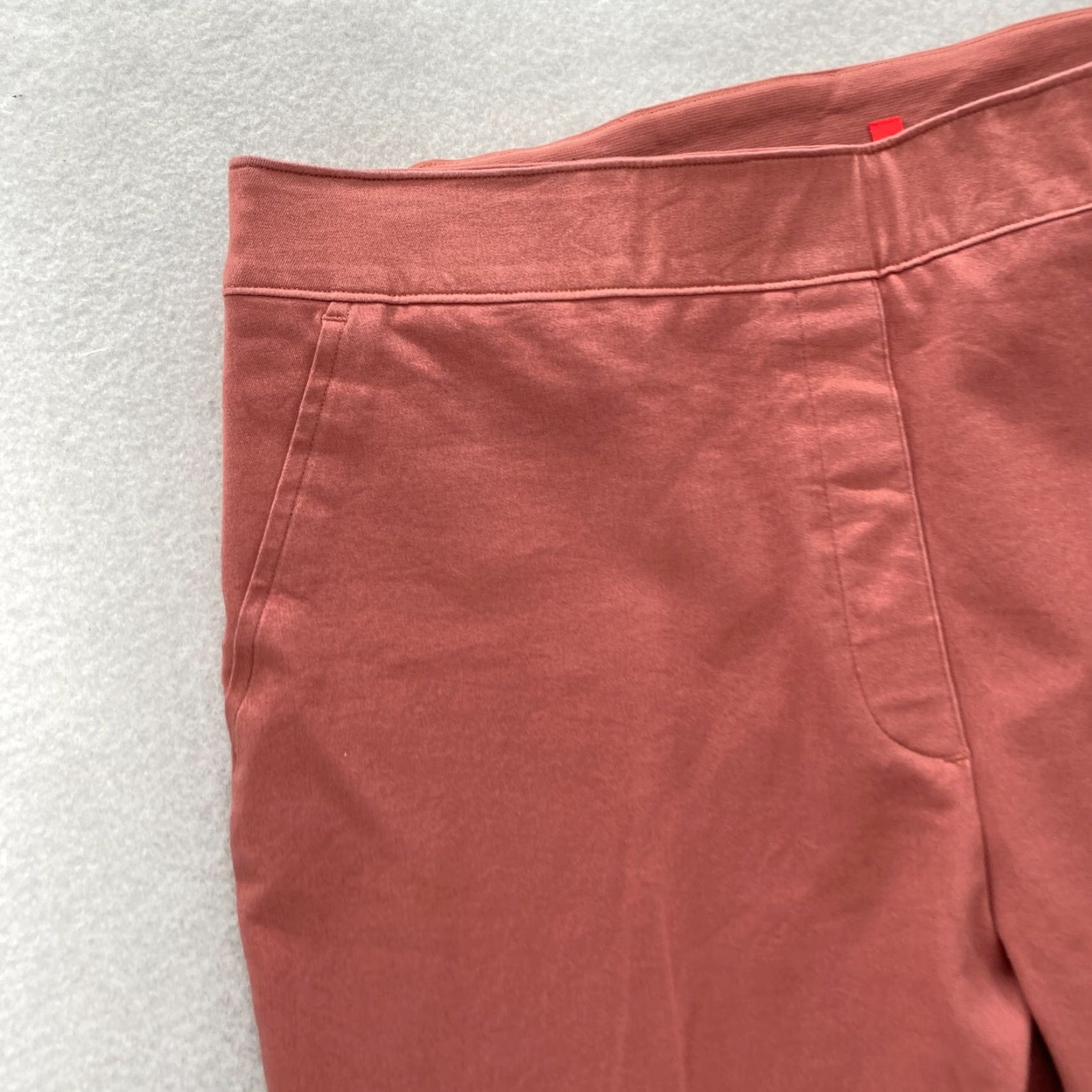 Spanx Spanx Polished Pants Women's Medium Tall Red Stretch Pull On Slim Leg Tapered Size 32" / US 10 / IT 46 - 3 Thumbnail