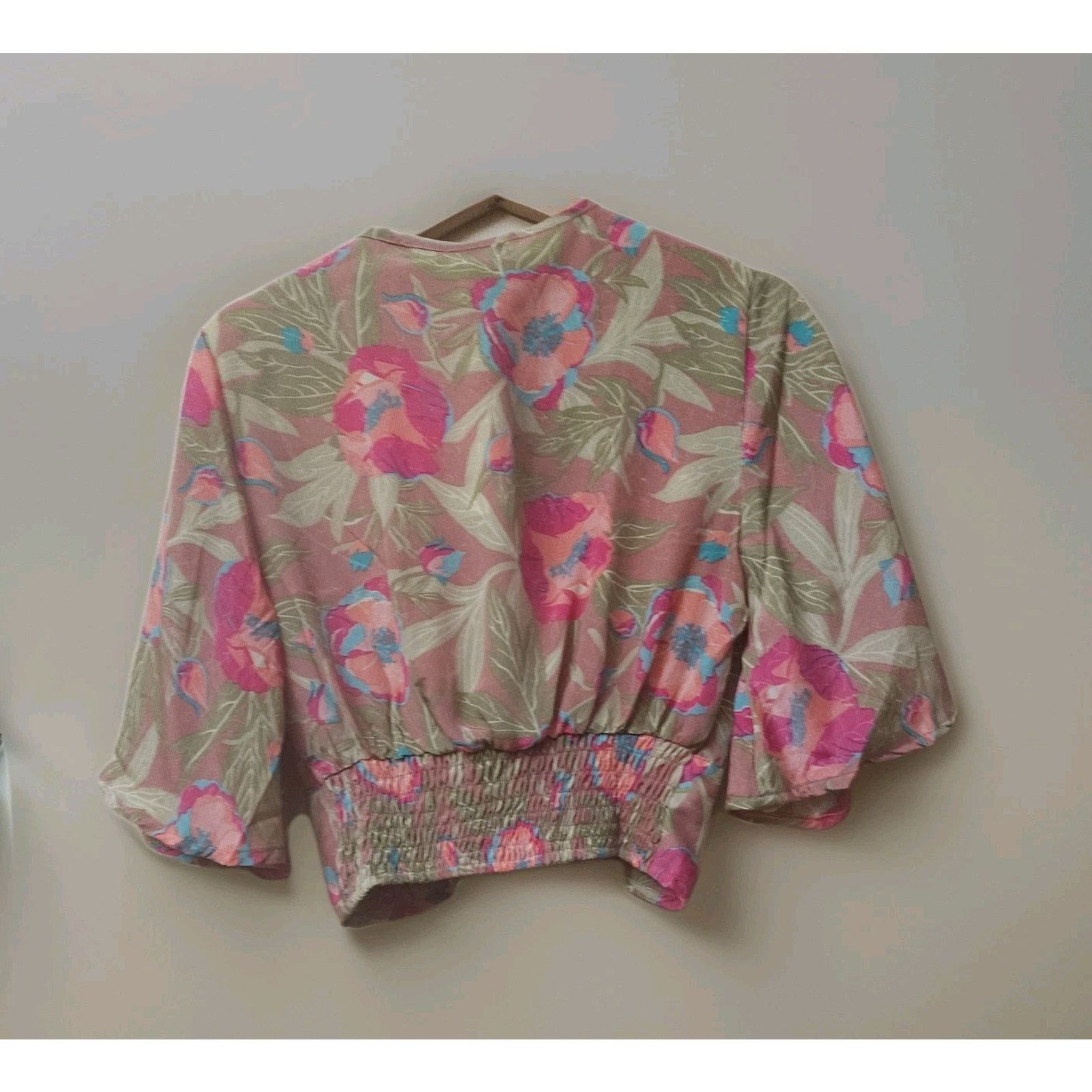 Other Cienna Silk Blend Floral Bloss Flounce Sleeve Blouse Top Size S / US 4 / IT 40 - 5 Thumbnail