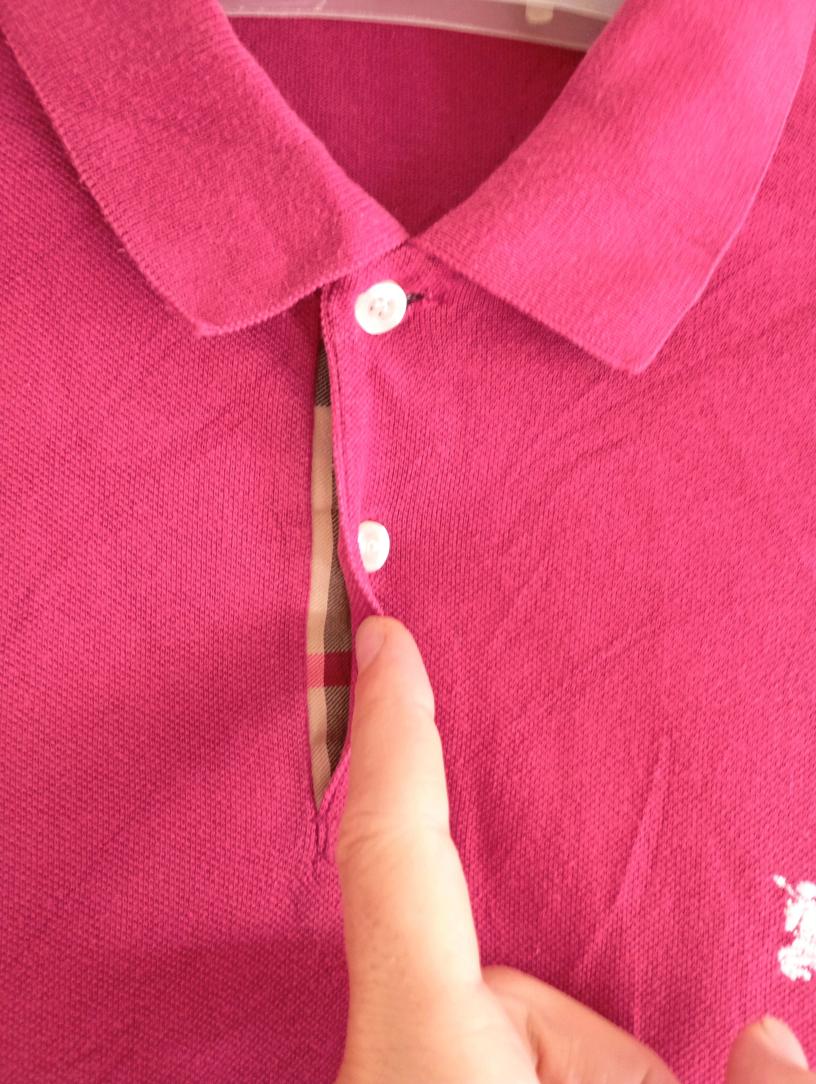 Burberry Burberry Brit Nova Check Vintage Polo Shirt Size US L / EU 52-54 / 3 - 5 Thumbnail
