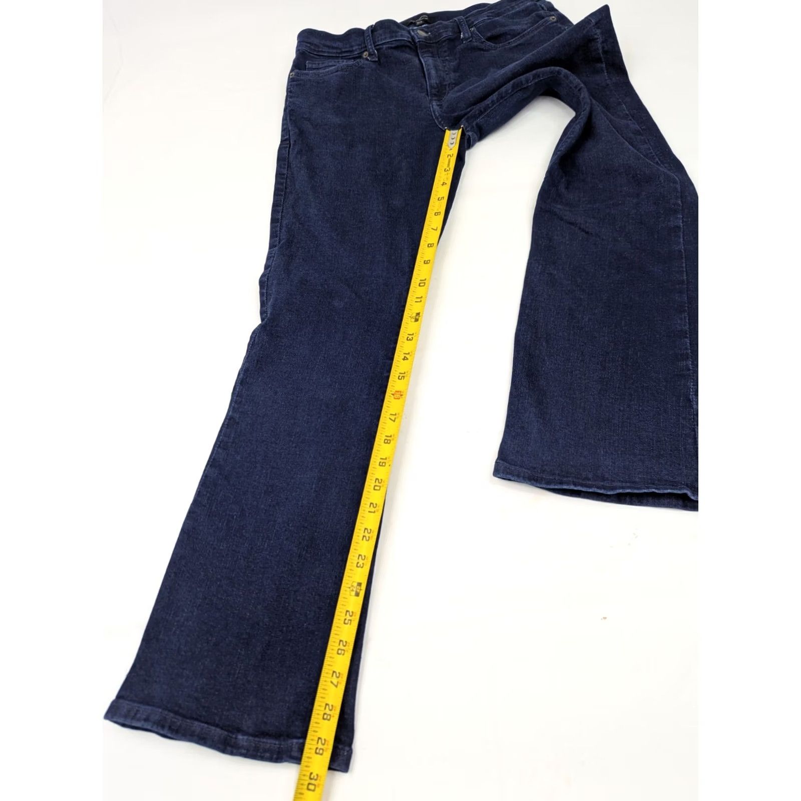 Banana Republic Banana Republic Jeans Mid Rise Bootcut Women 31 Indigo Blue Denim 5-Pocket Regular Inseam 29.5 Size 24" / US 00 / IT 34 - 3 Thumbnail