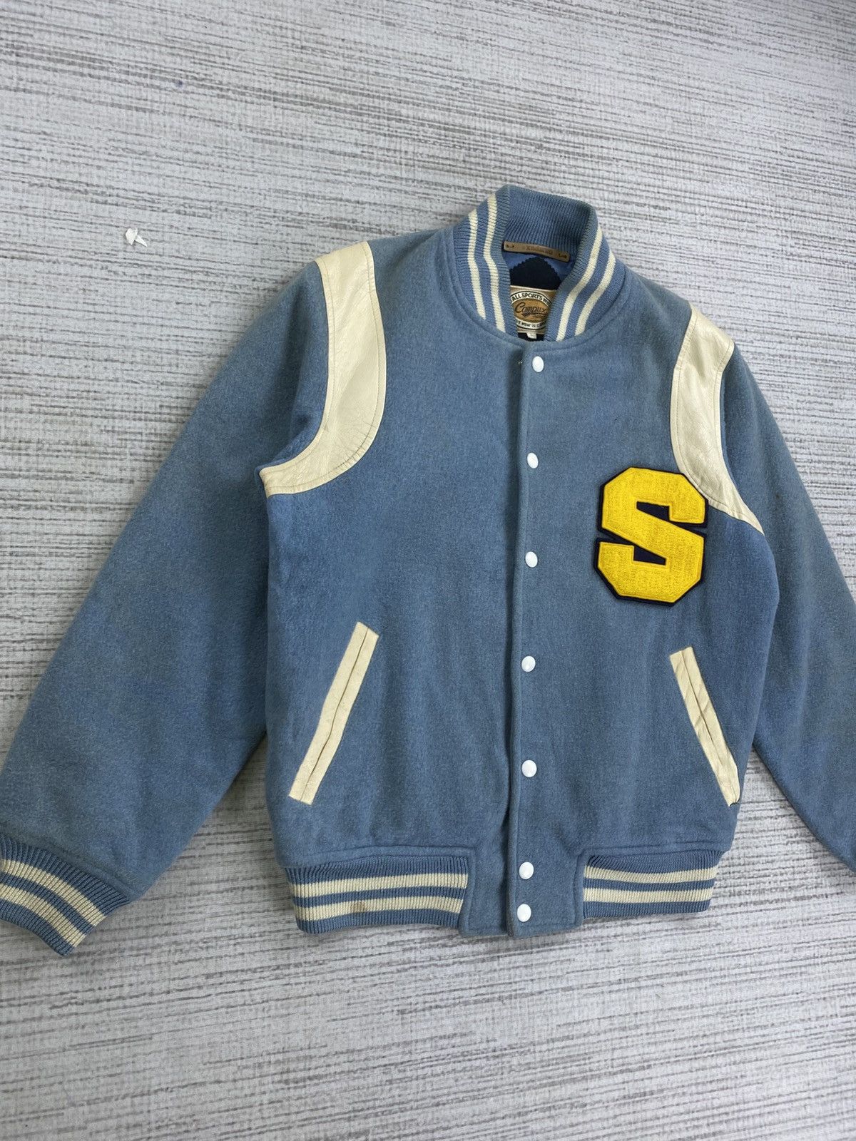 Vintage Vintage Campus Big Logo S Wool Varsity Jacket Size US M / EU 48-50 / 2 - 3 Thumbnail