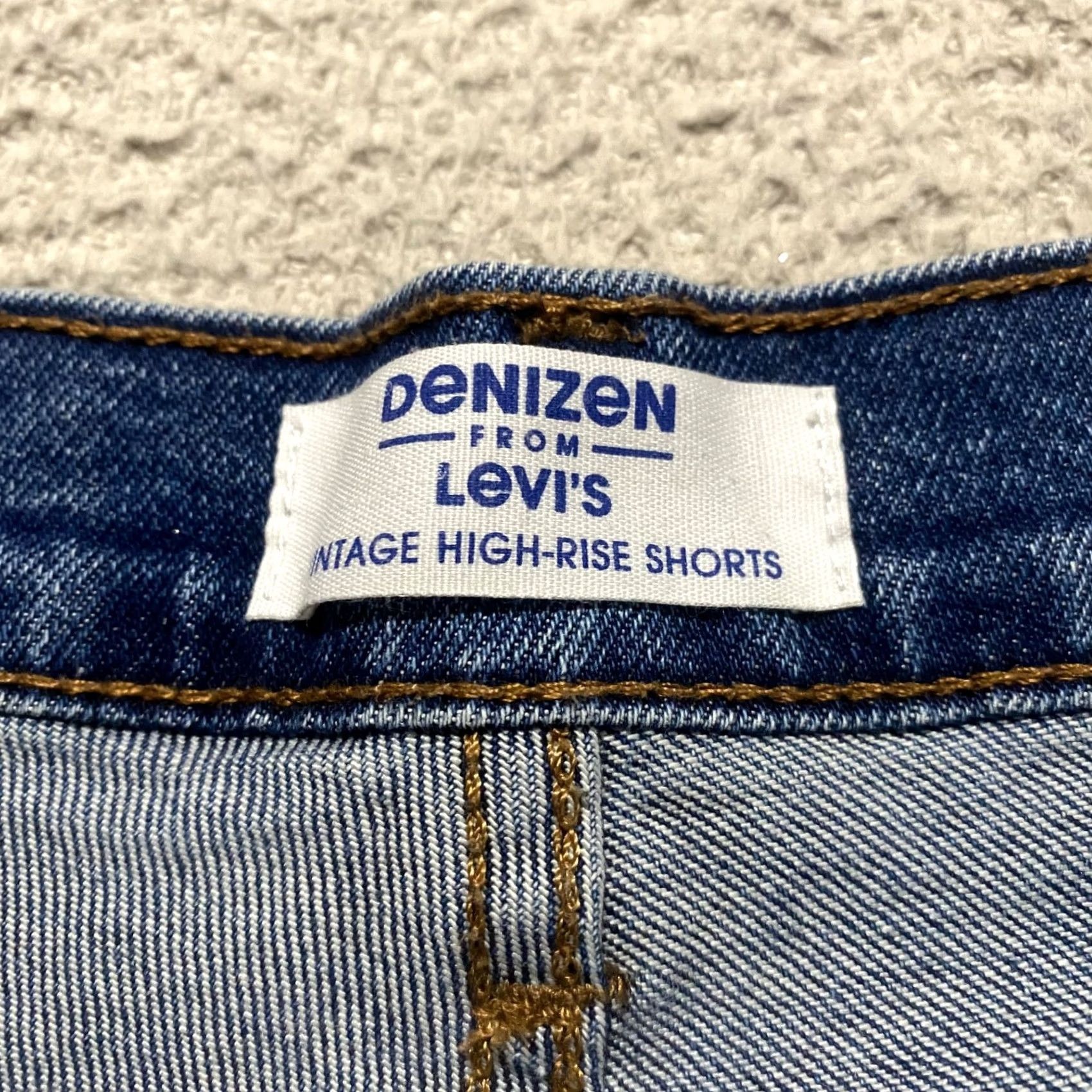 Levi's Levi's Womens Jeans Shorts High Rise Inseam 3" Blue Denim 5-Pocket Button Closure Casual Summer XS-XL? Size 34" / US 12 / IT 48 - 3 Thumbnail